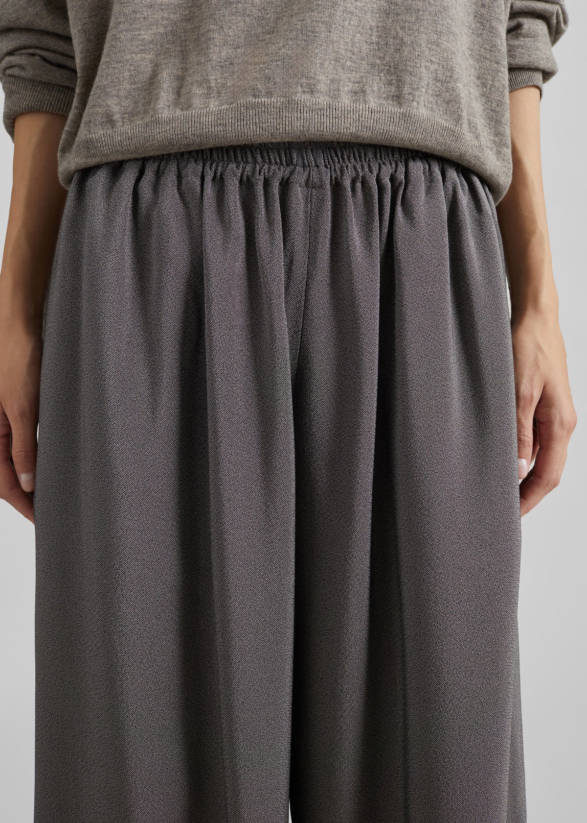 Arone Track Pants - Dark Grey Melange