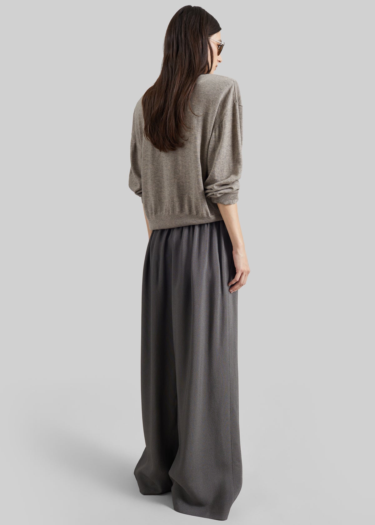 Arone Track Pants - Dark Grey Melange