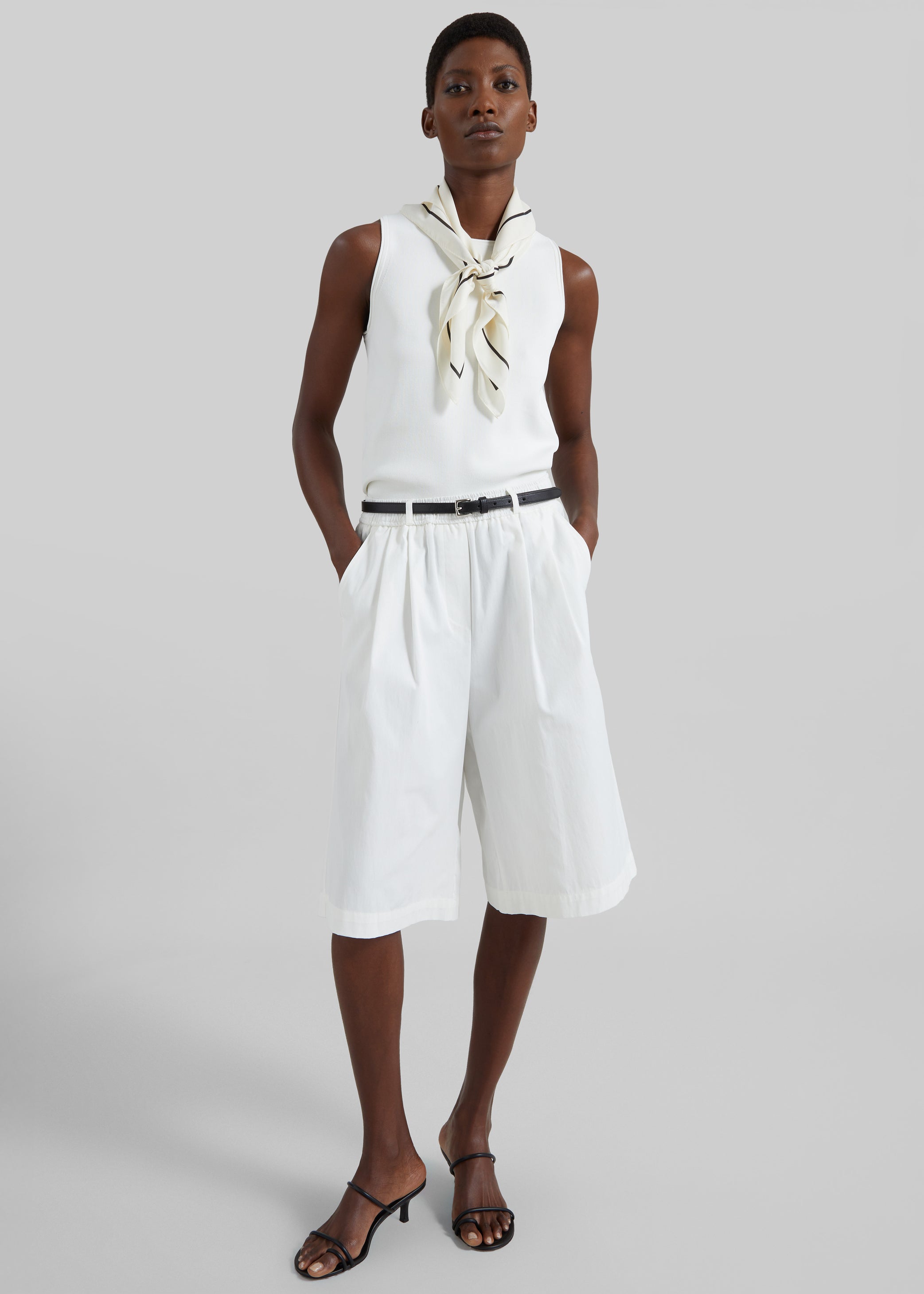 Shop the look image for Arvert Bermuda Shorts - White