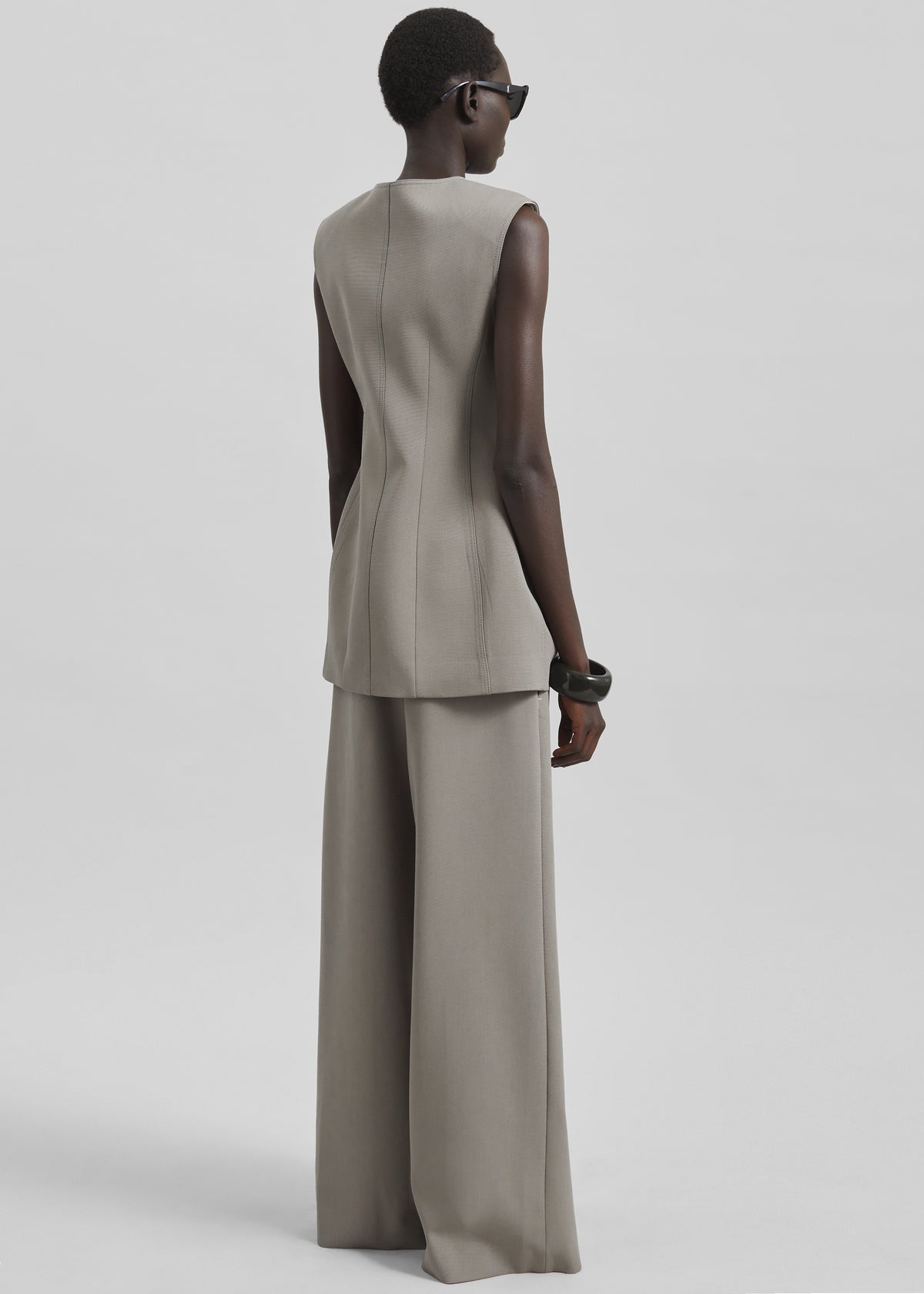 Ashbury Vest Dress - Taupe - 10