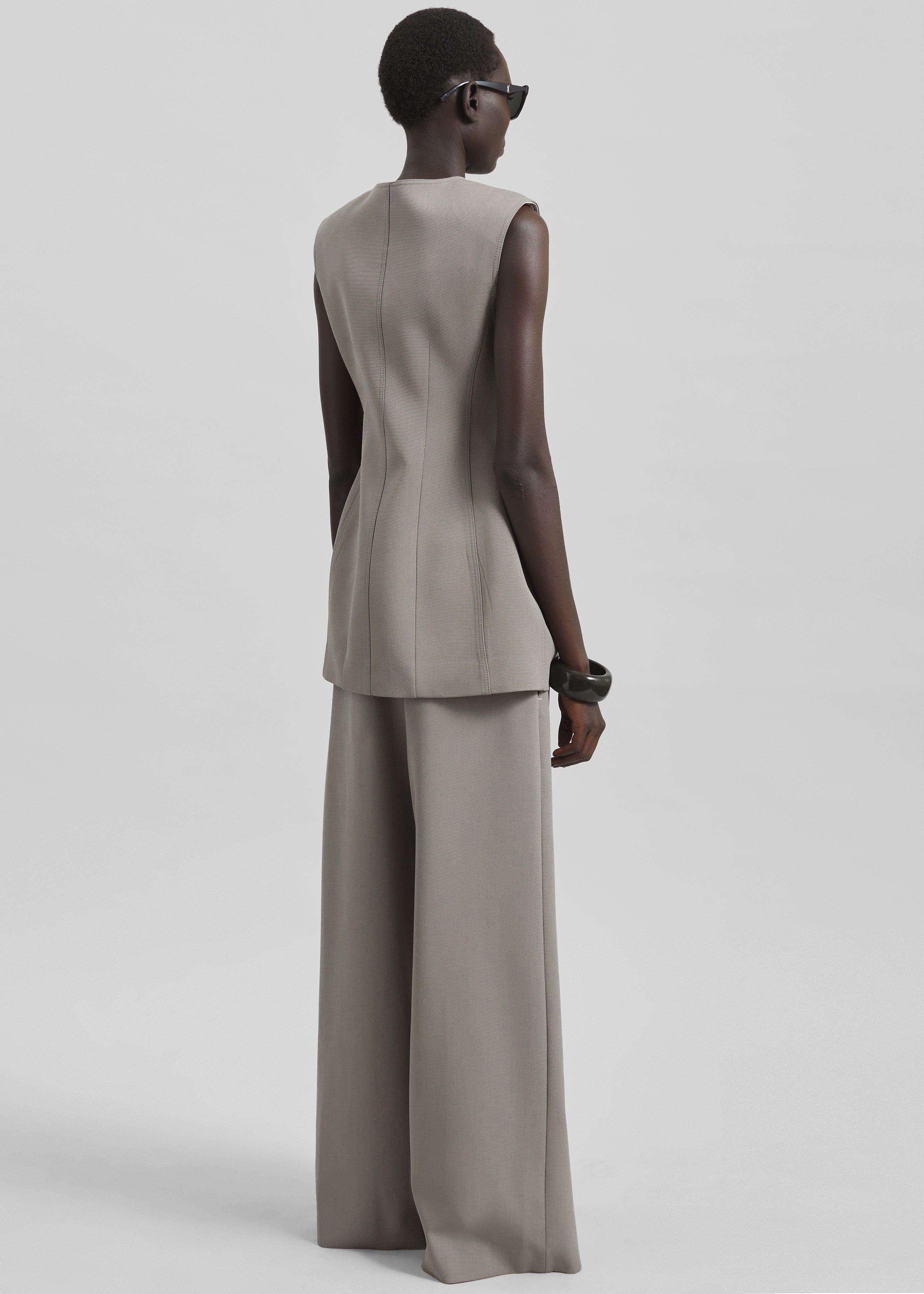 Ashbury Vest Dress - Taupe - 10