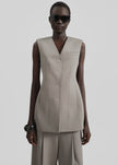 Ashbury Vest Dress - Taupe
