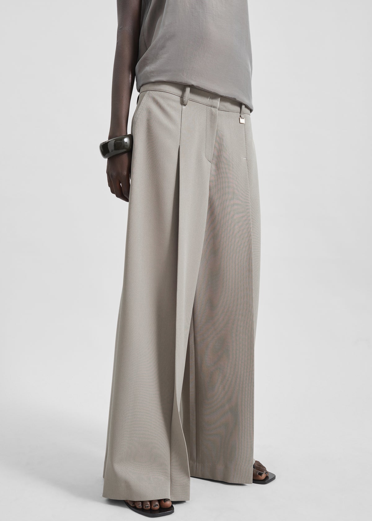 Ashbury Wide Trousers - Taupe - 2