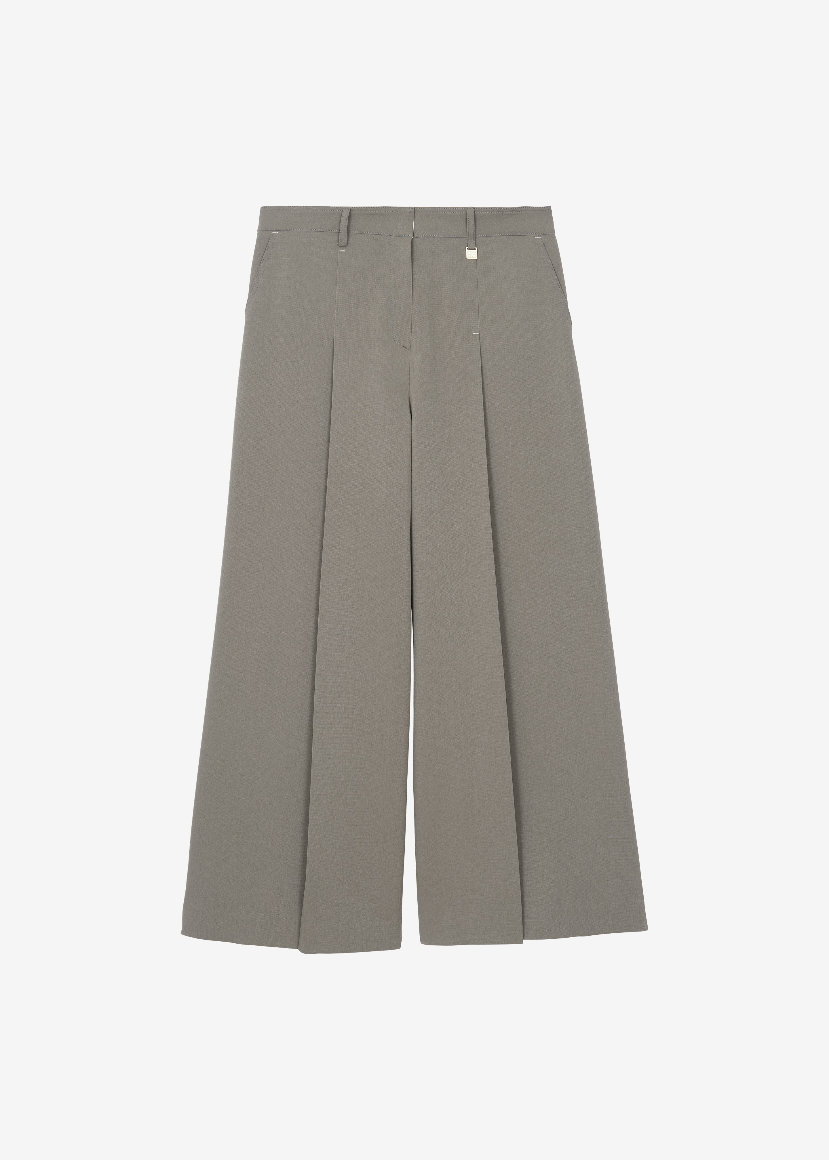 Ashbury Wide Trousers - Taupe - 6