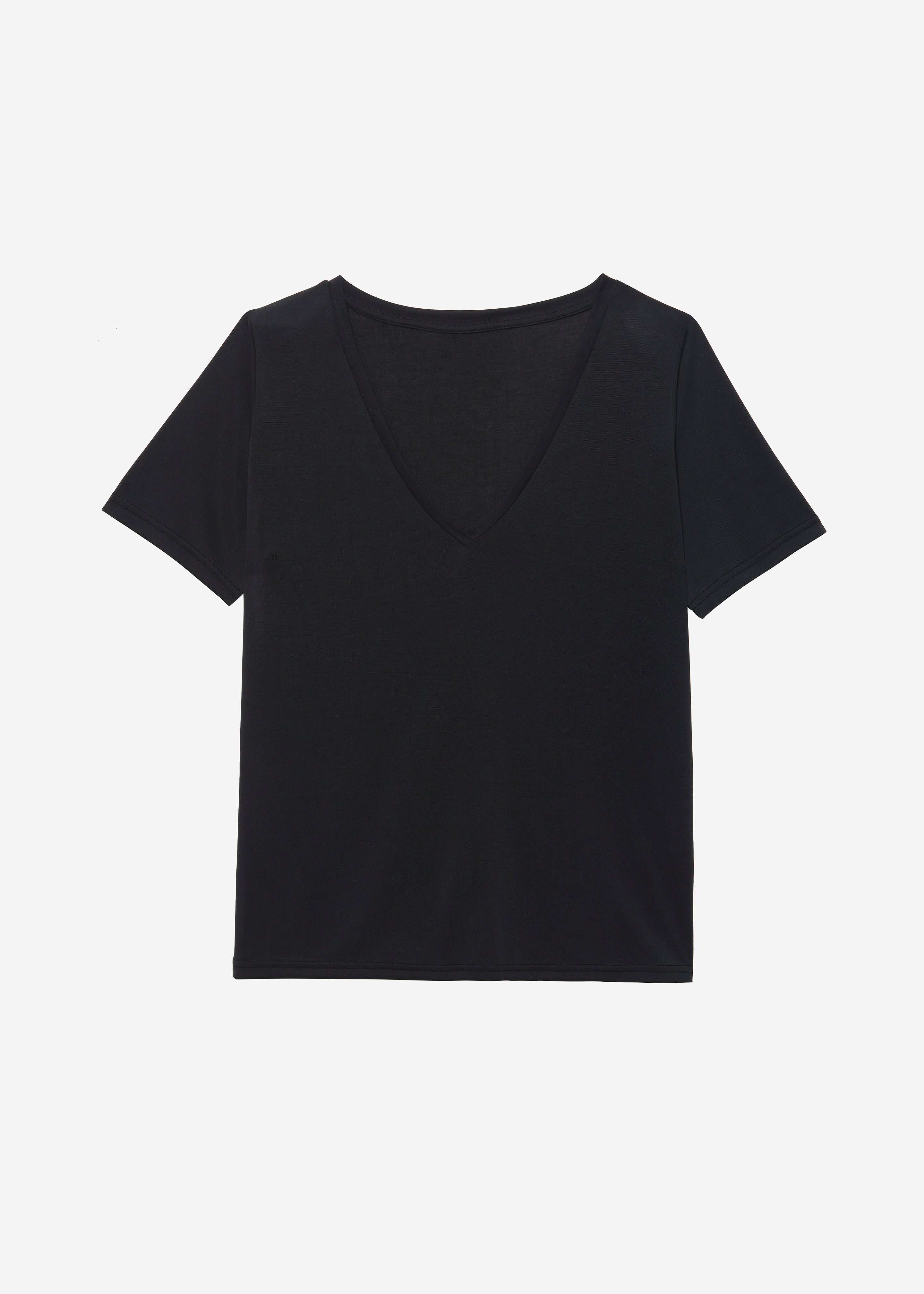 Asten V-Neck T-Shirt - Black - 7