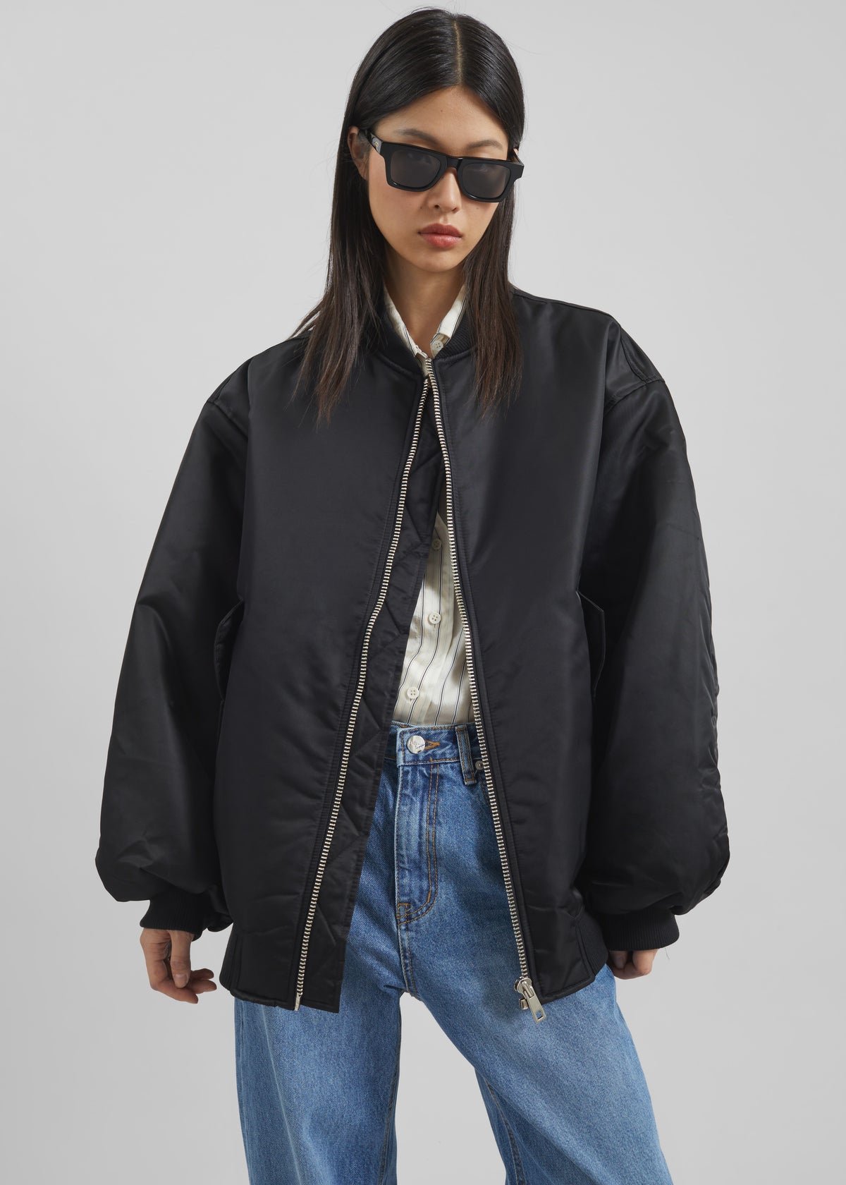 Astra Bomber Jacket - Black - 7