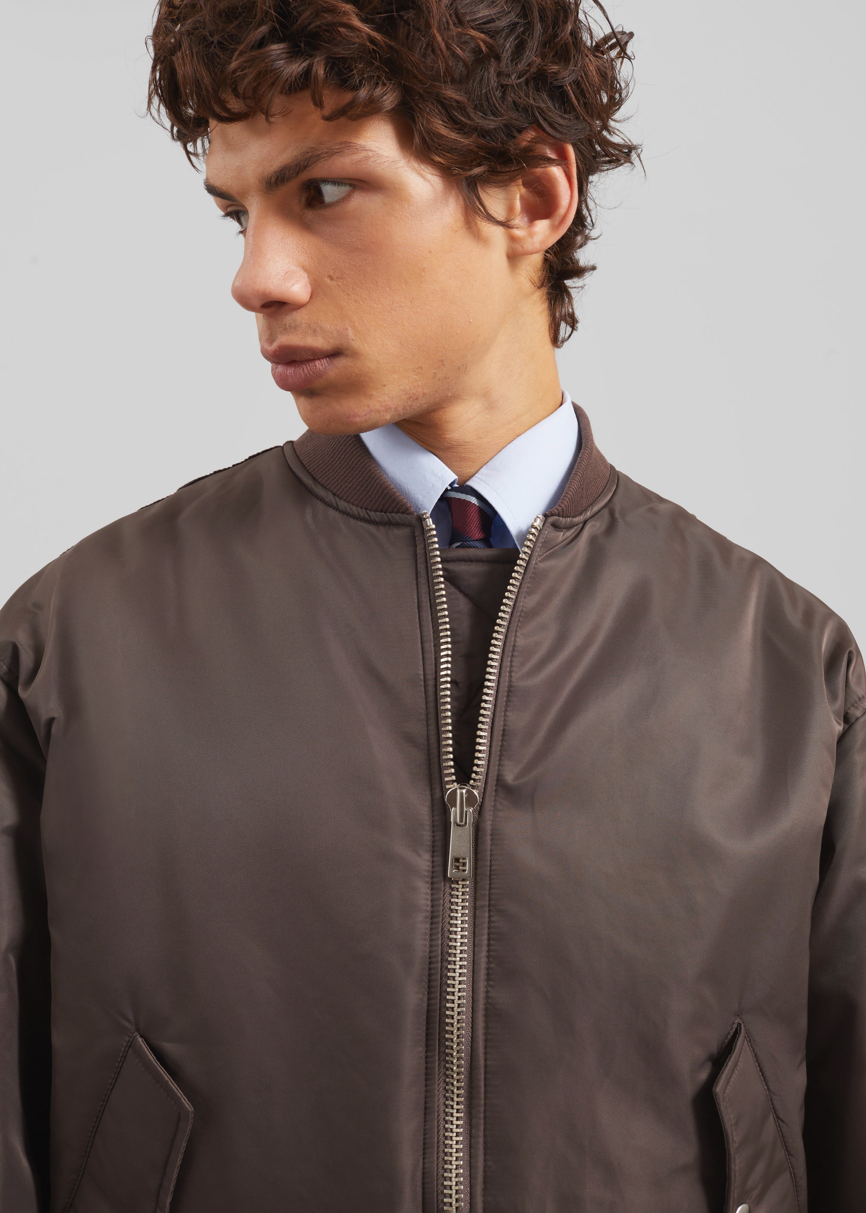 Astra Bomber Jacket - Brown - 8