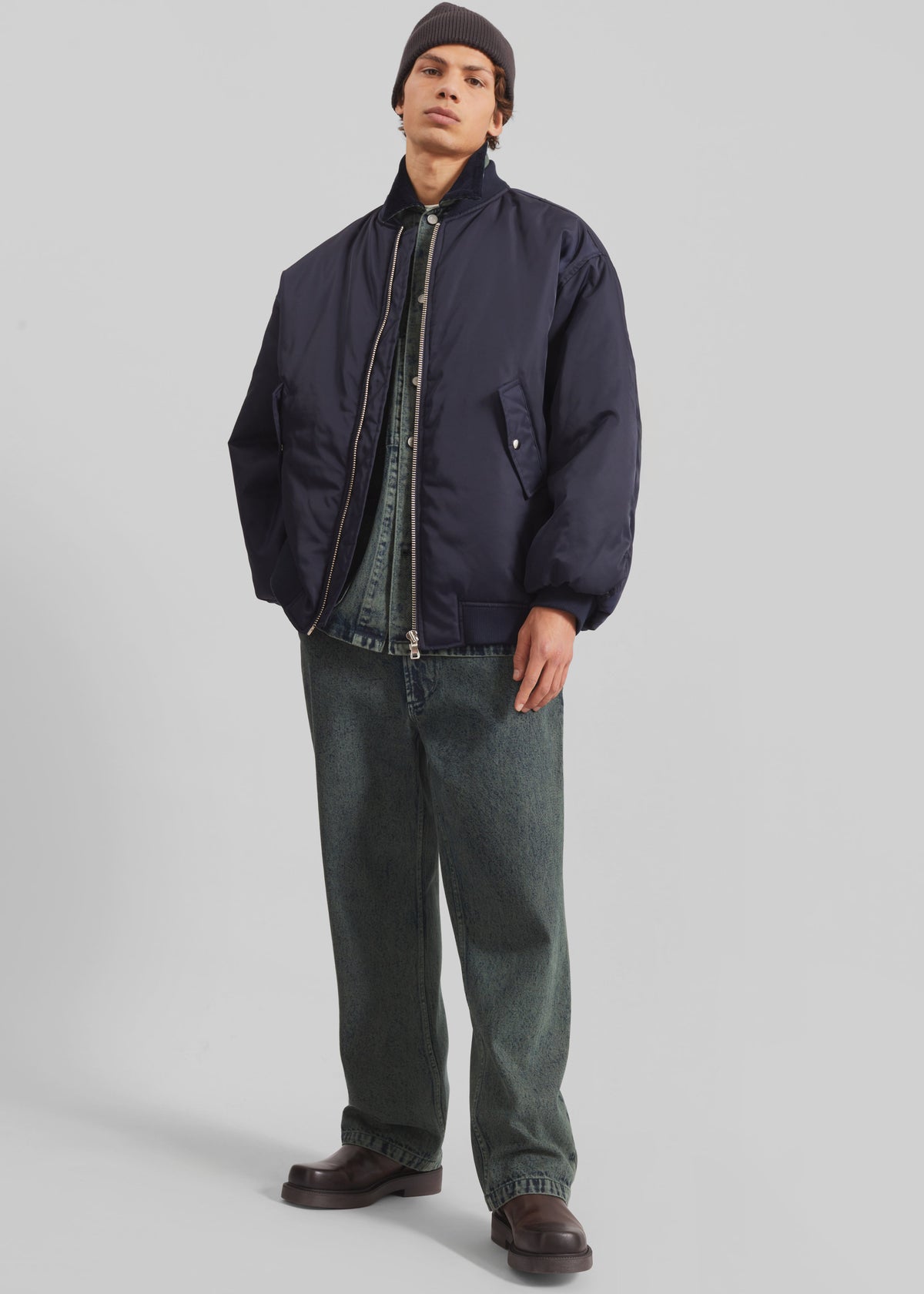 Astra Bomber Jacket - Navy - 5