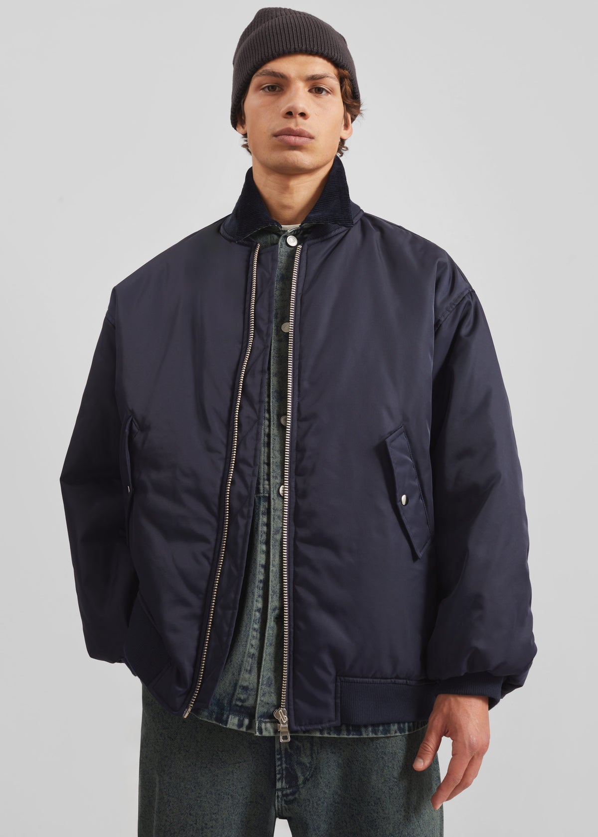 Astra Bomber Jacket - Navy - 3