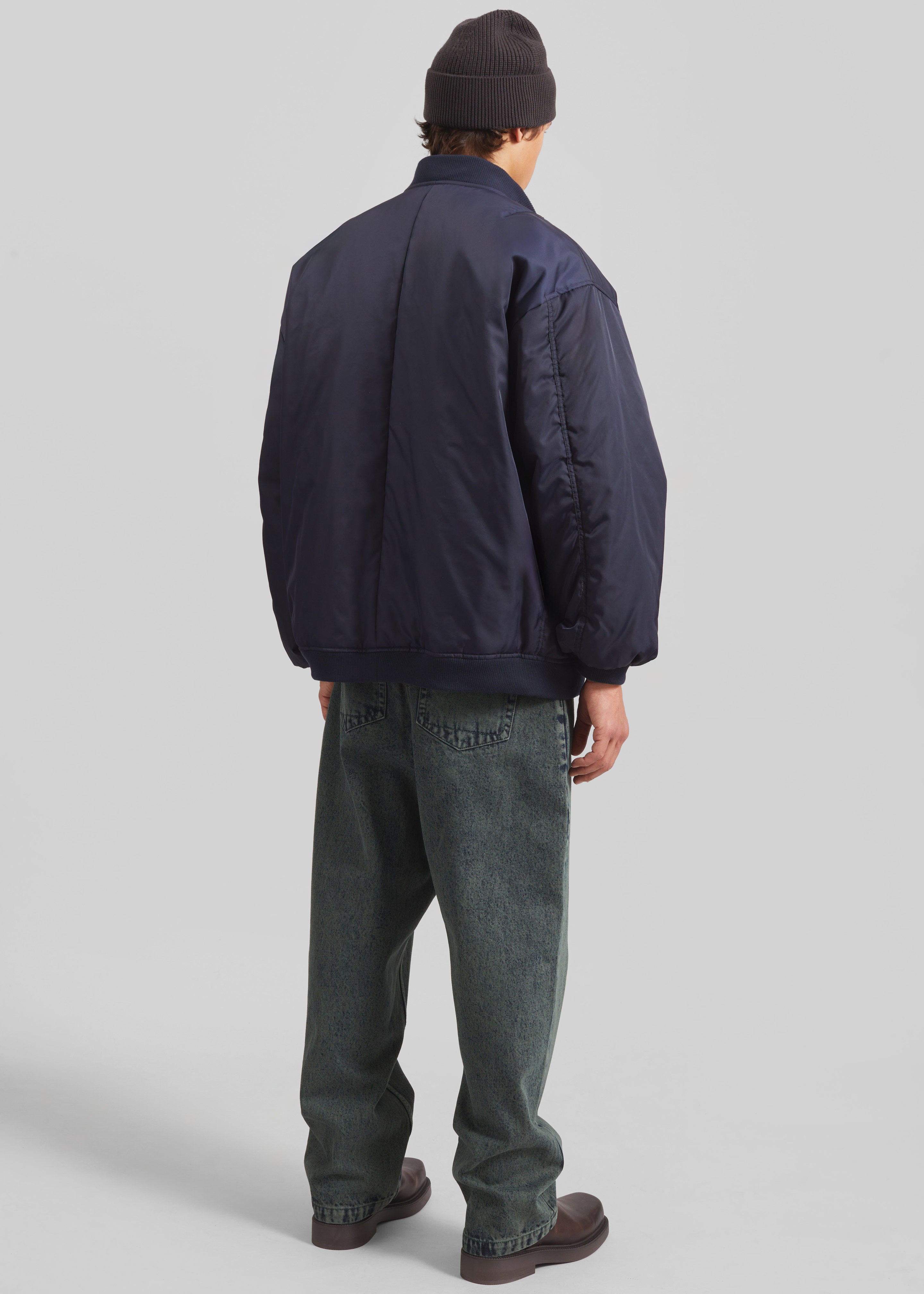 Astra Bomber Jacket - Navy – The Frankie Shop