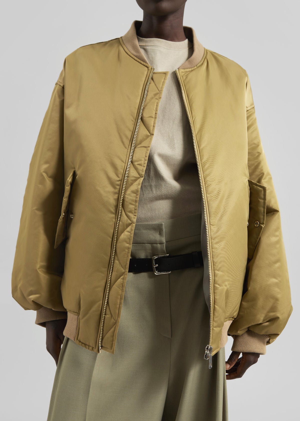 Astra Bomber Jacket - Olive - 5