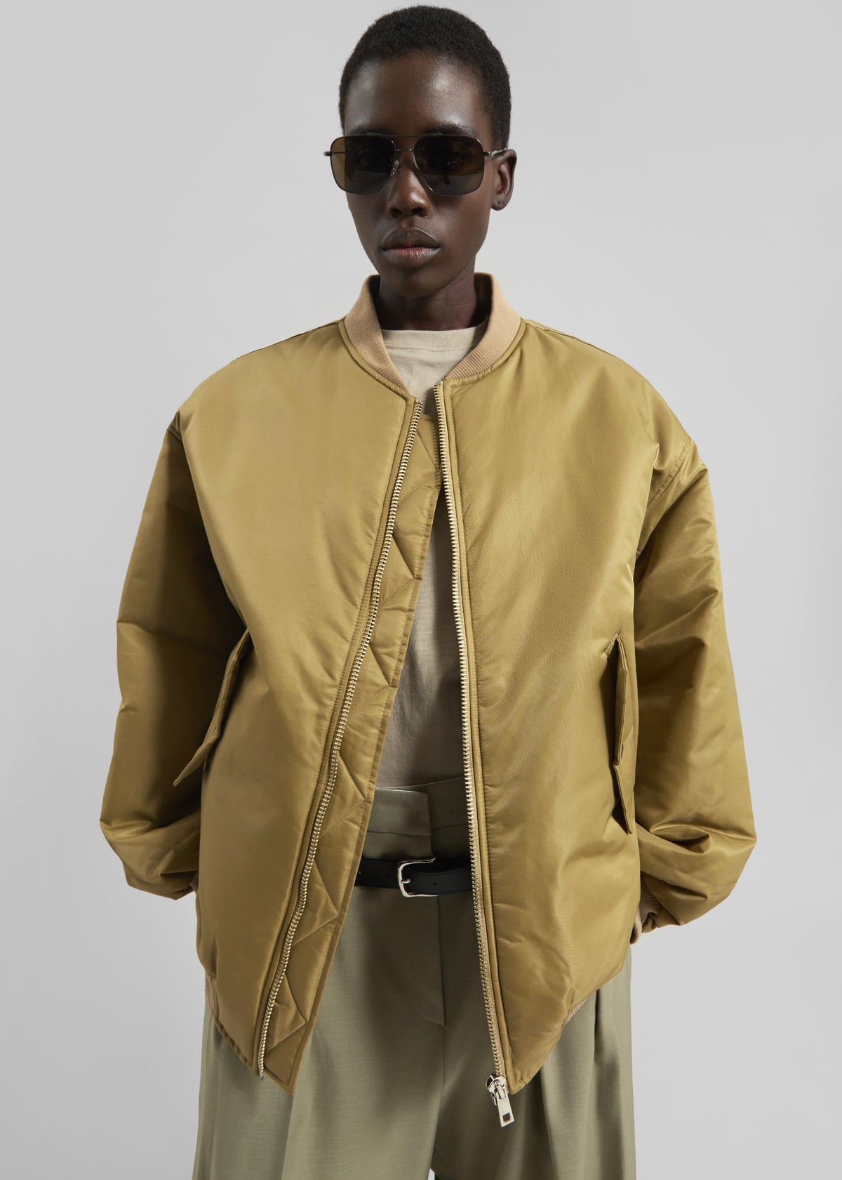 Astra Bomber Jacket - Olive - 7