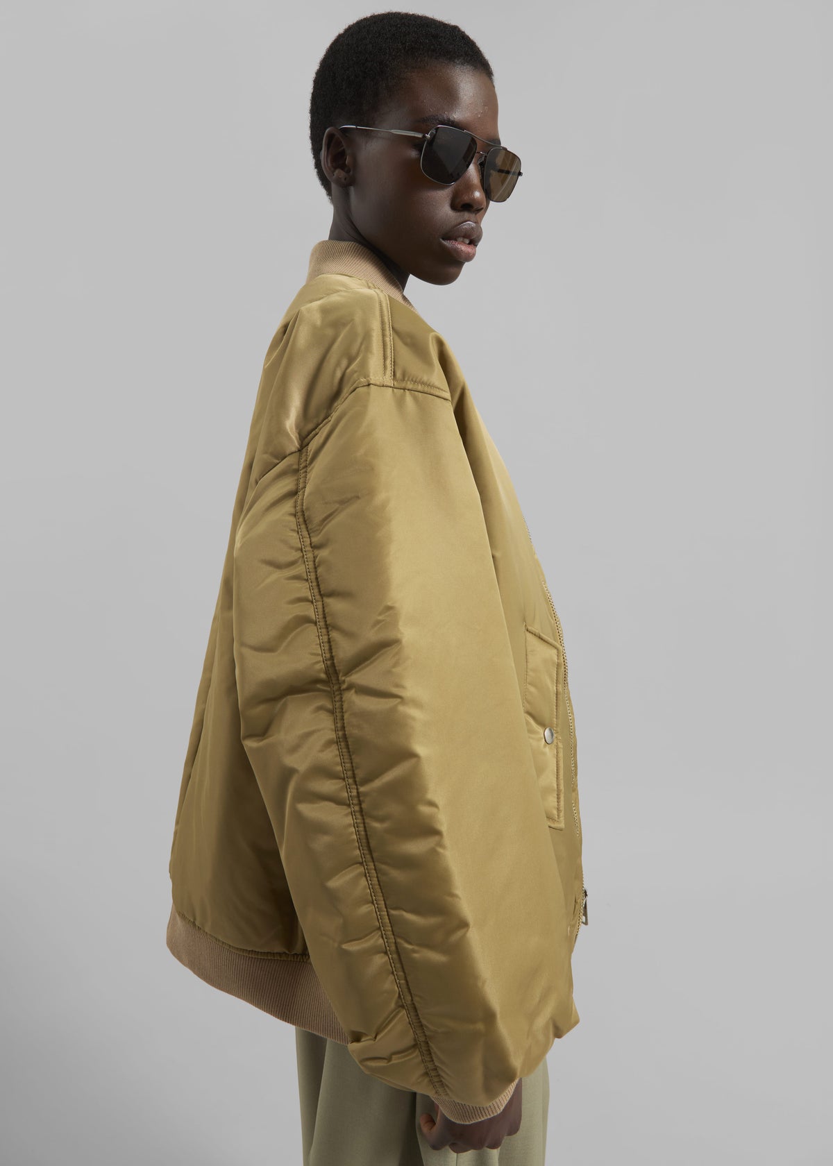 Astra Bomber Jacket - Olive - 3