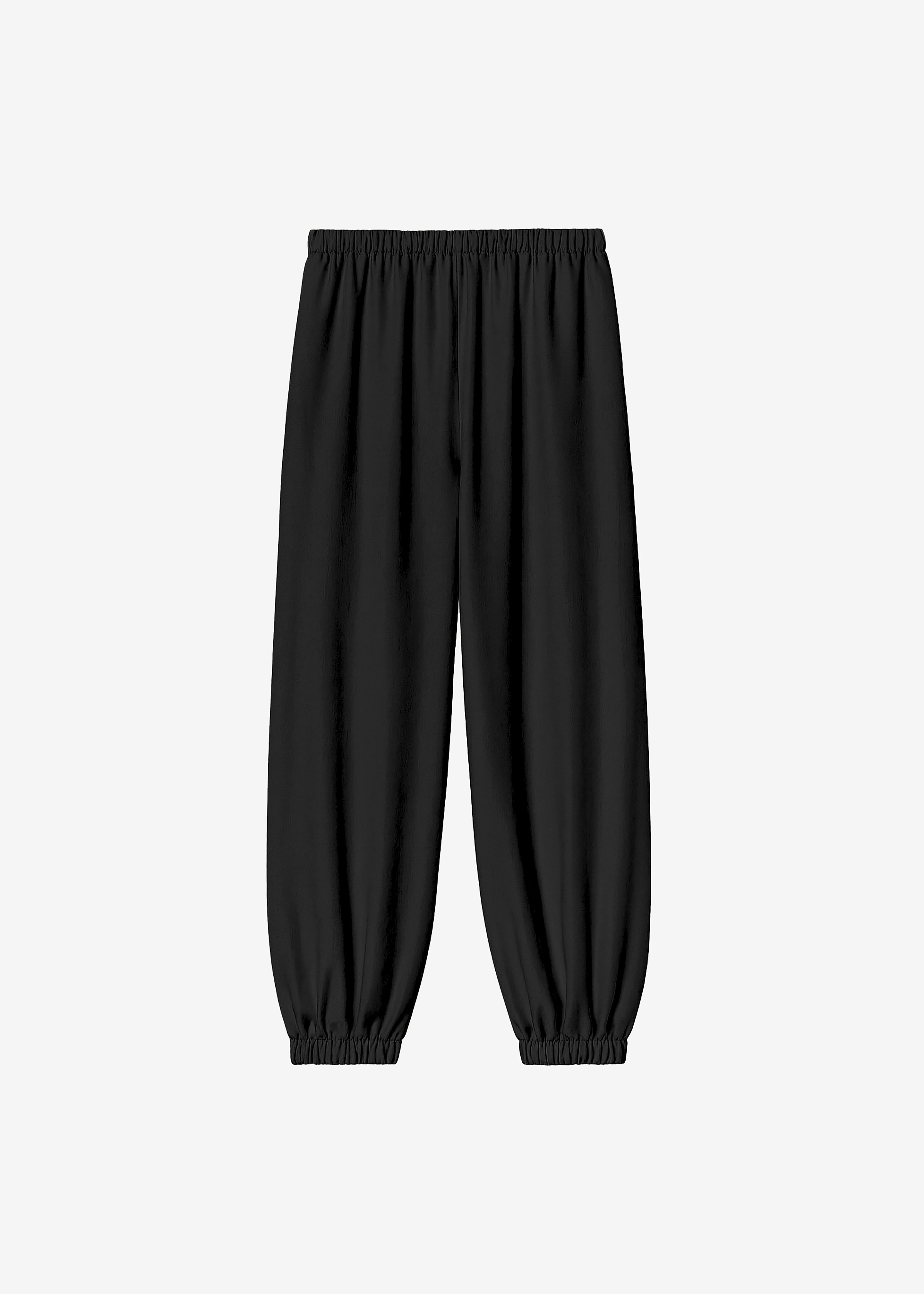 Aubray Balloon Pants - Black - 7