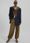 Aubray Balloon Pants - Olive Brown