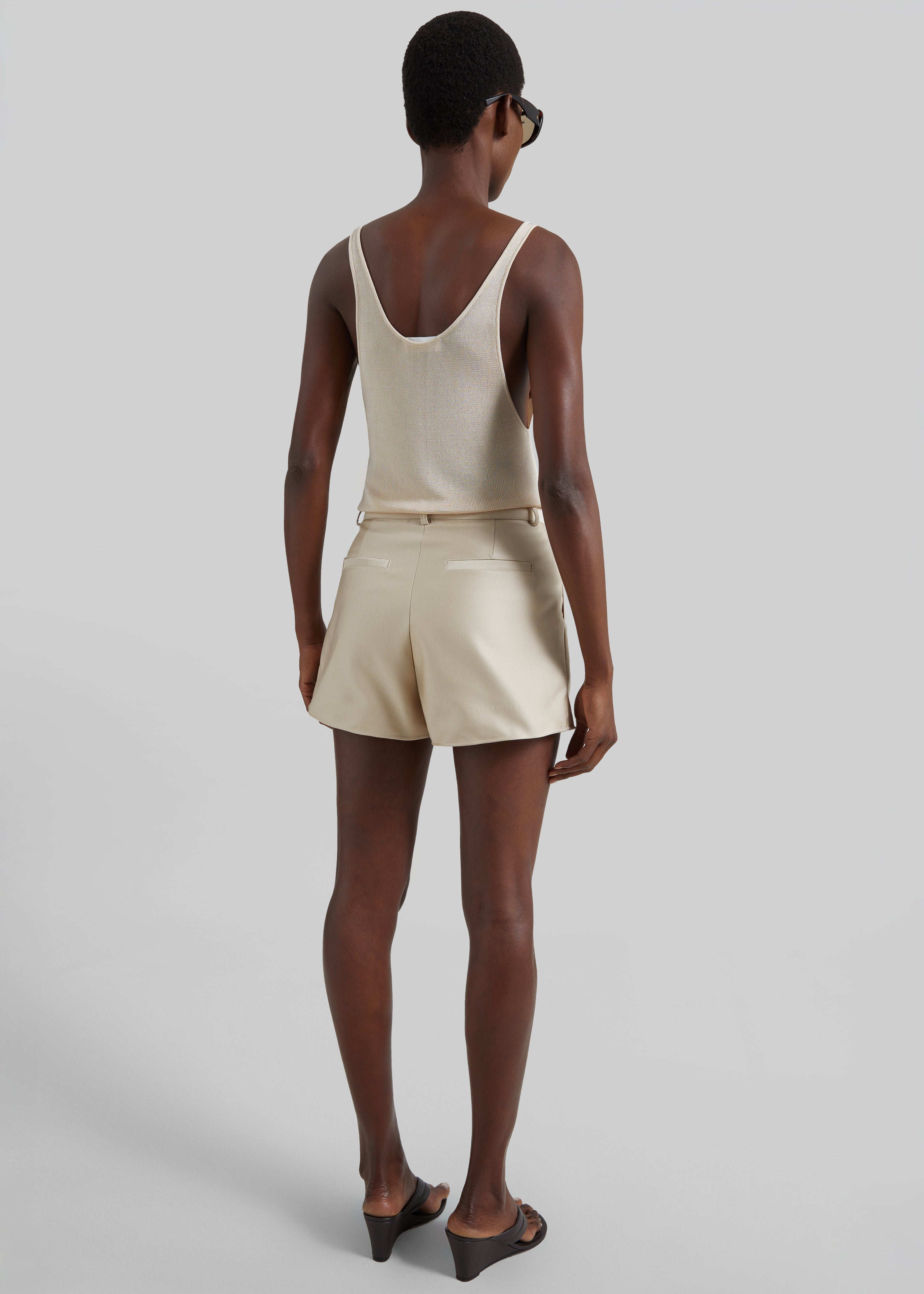 Avanca Wired Mini Shorts - Beige - 8