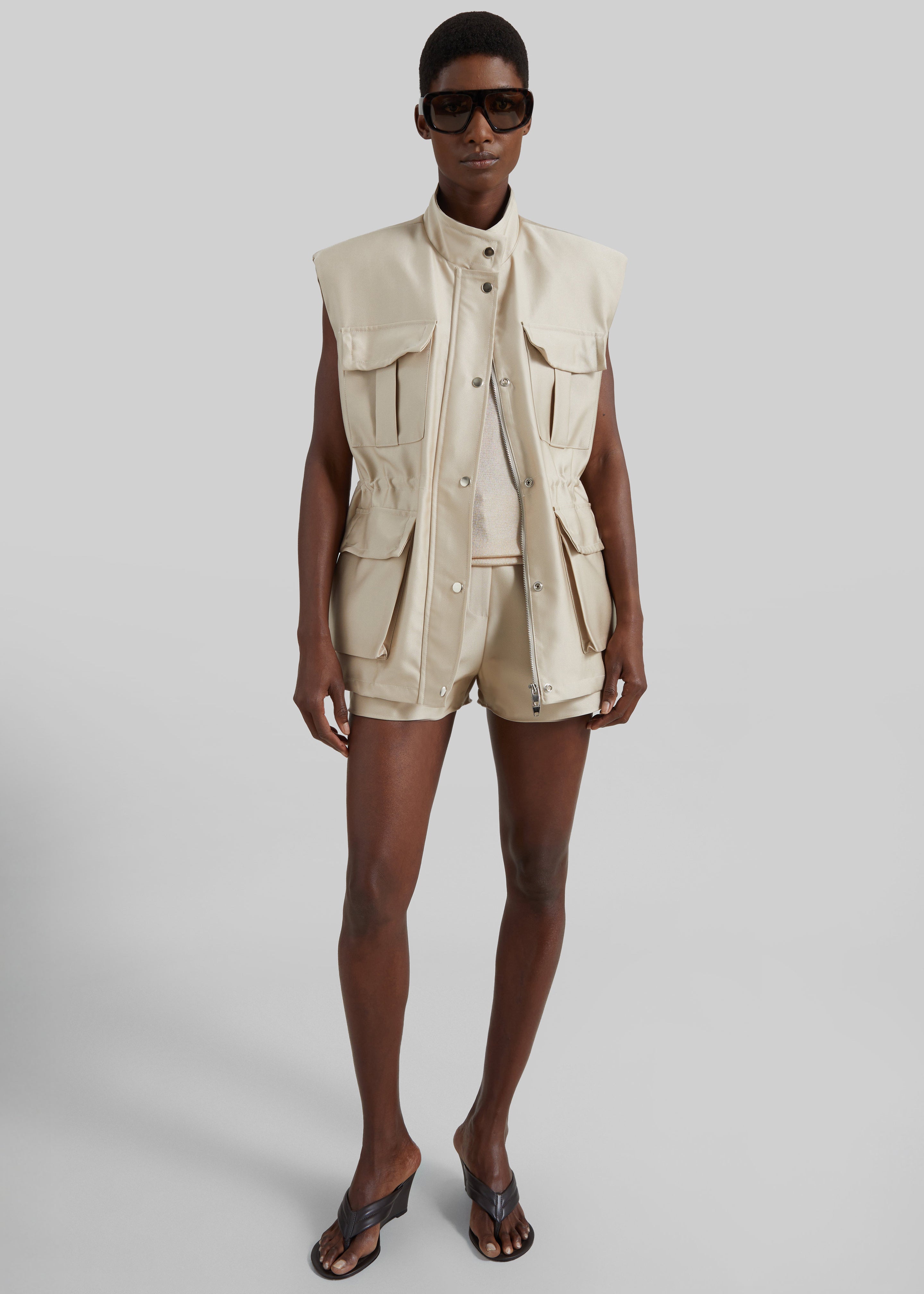 Avanca Wired Utility Vest - Beige - 5