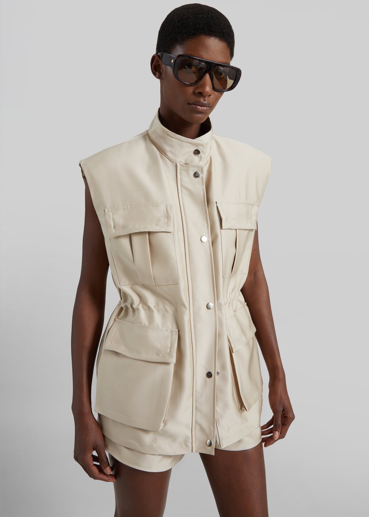 Avanca Wired Utility Vest - Beige - 2