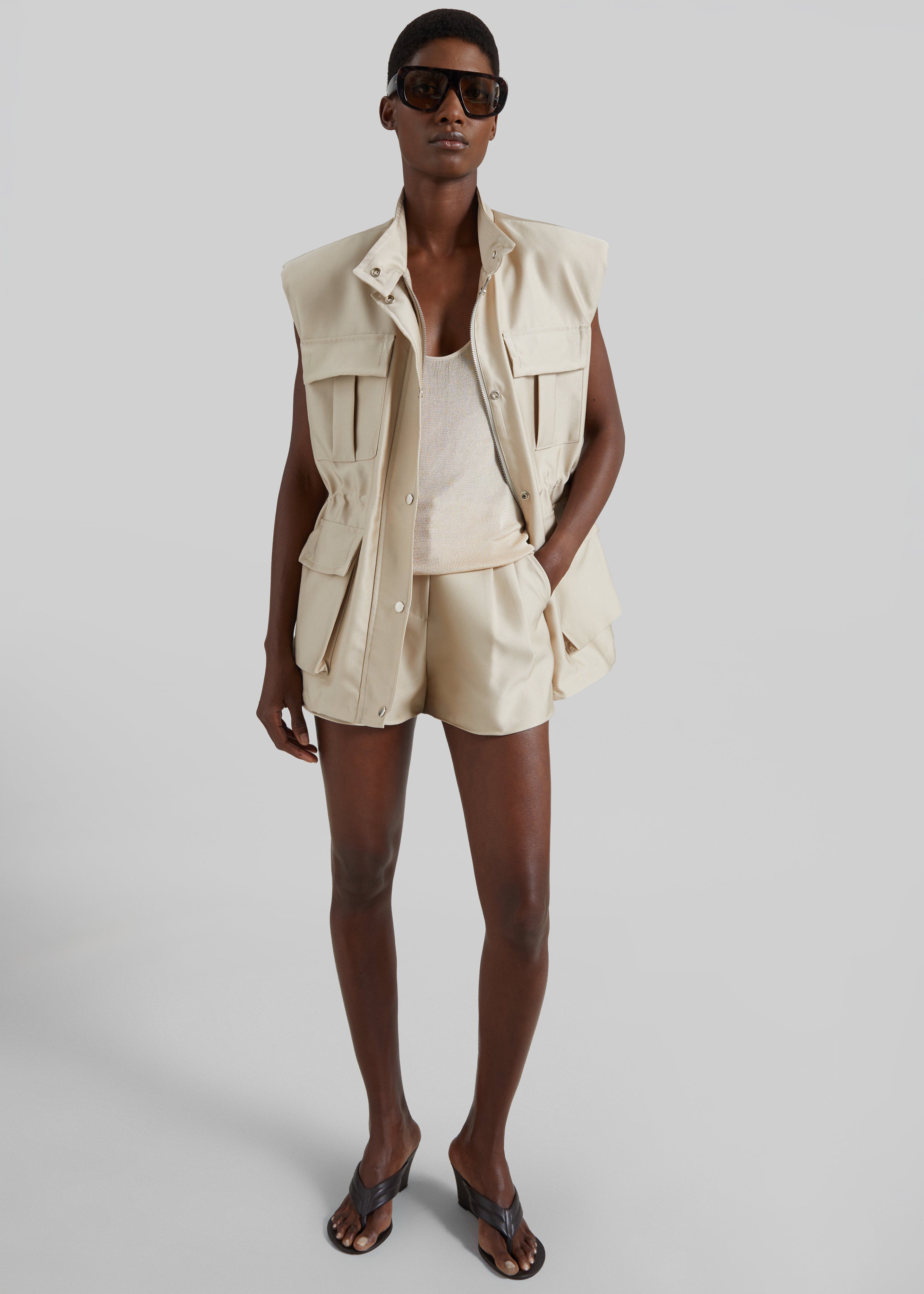 Avanca Wired Utility Vest - Beige - 6