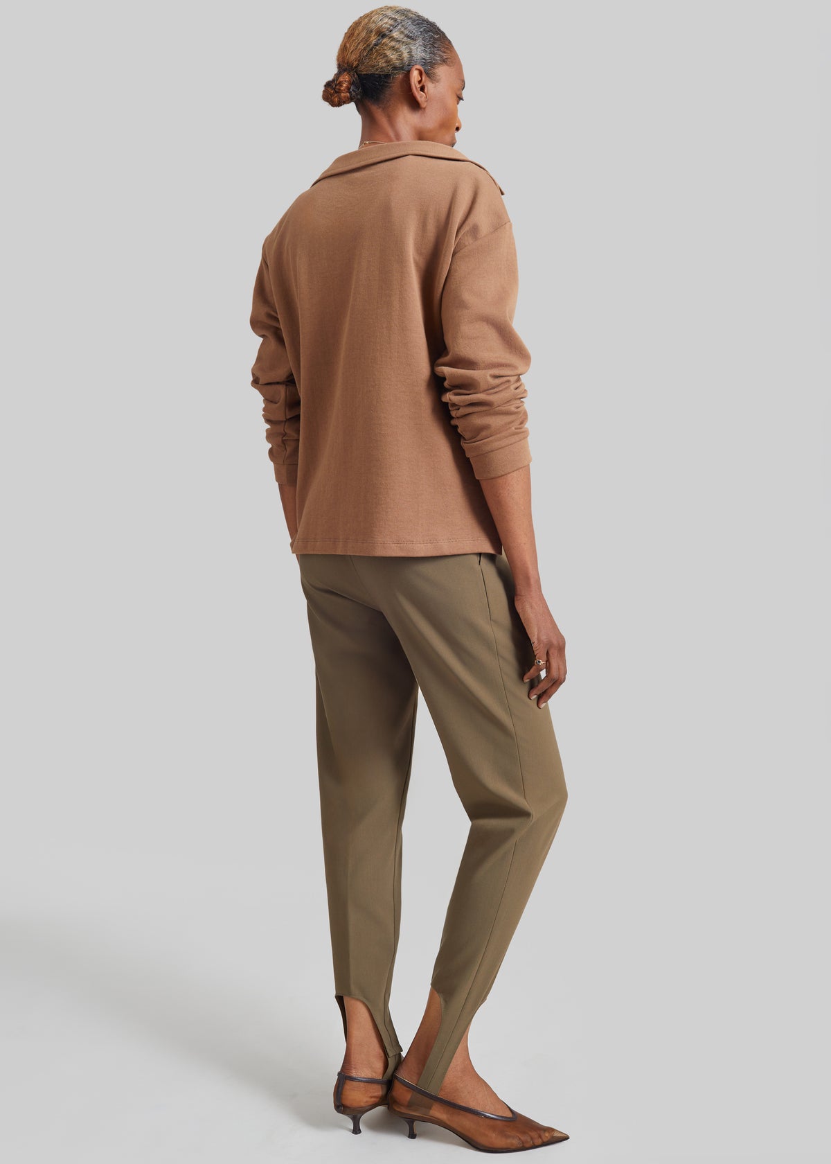 Averon Stirrup Pants - Dark Olive