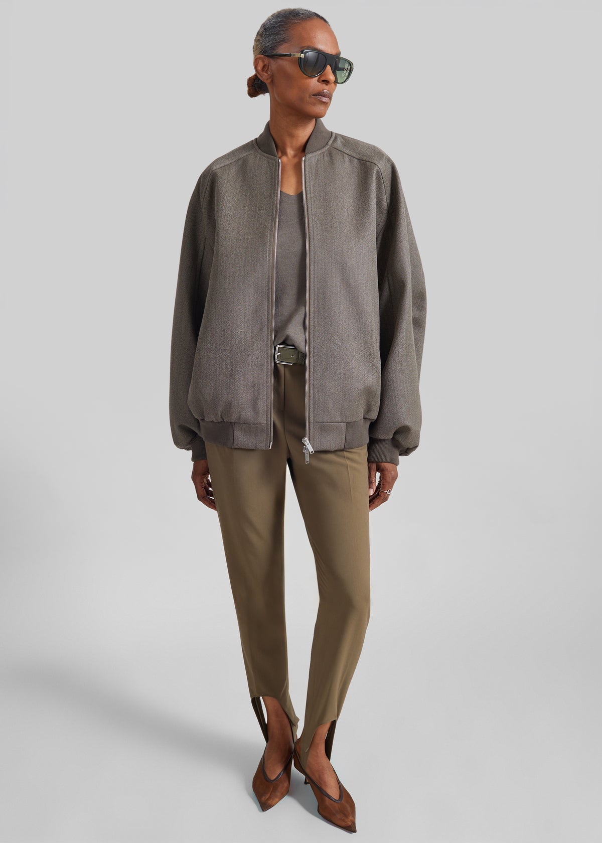 Averon Stirrup Pants - Dark Olive