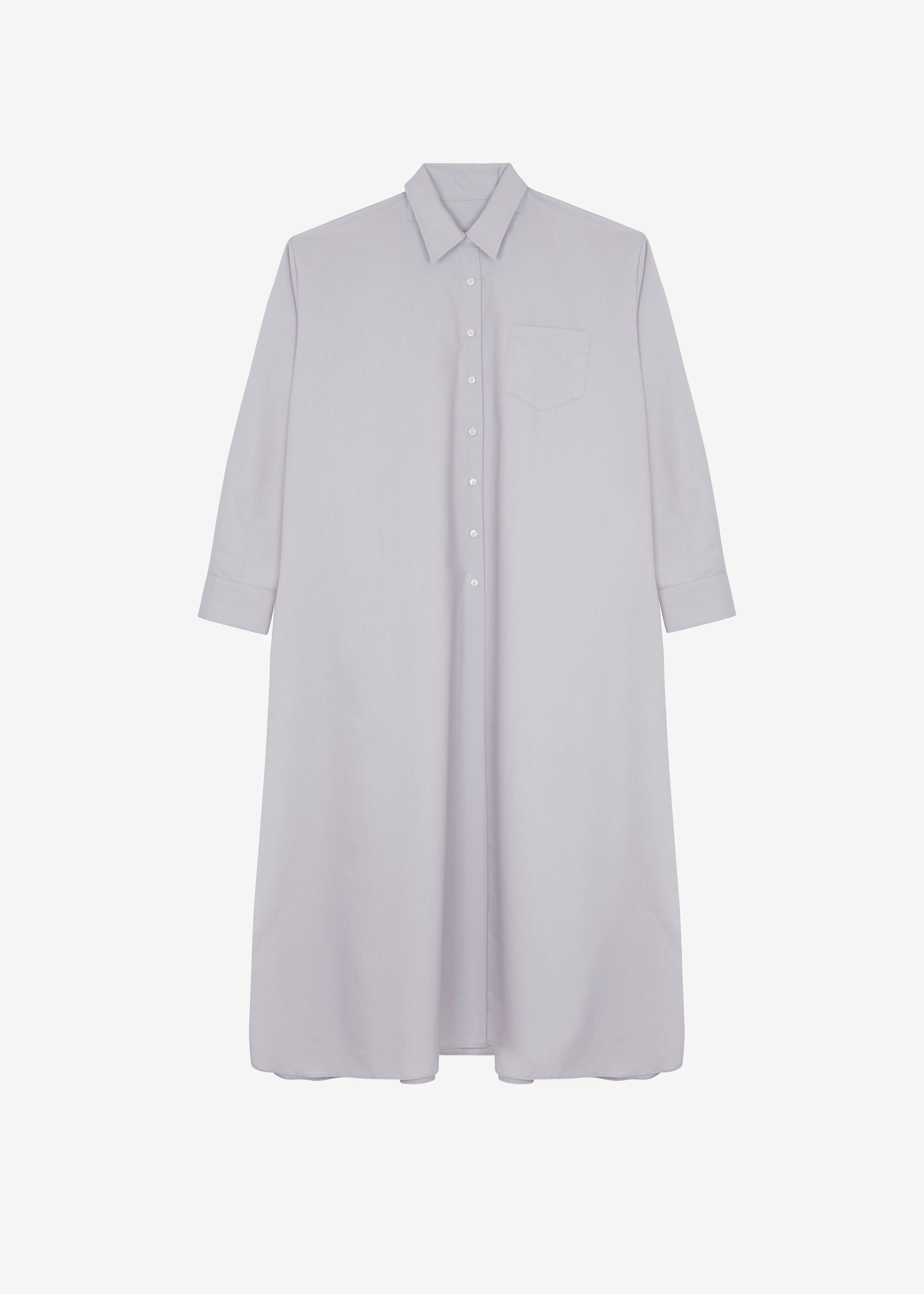 Avery Shirt Dress - Grey - 7
