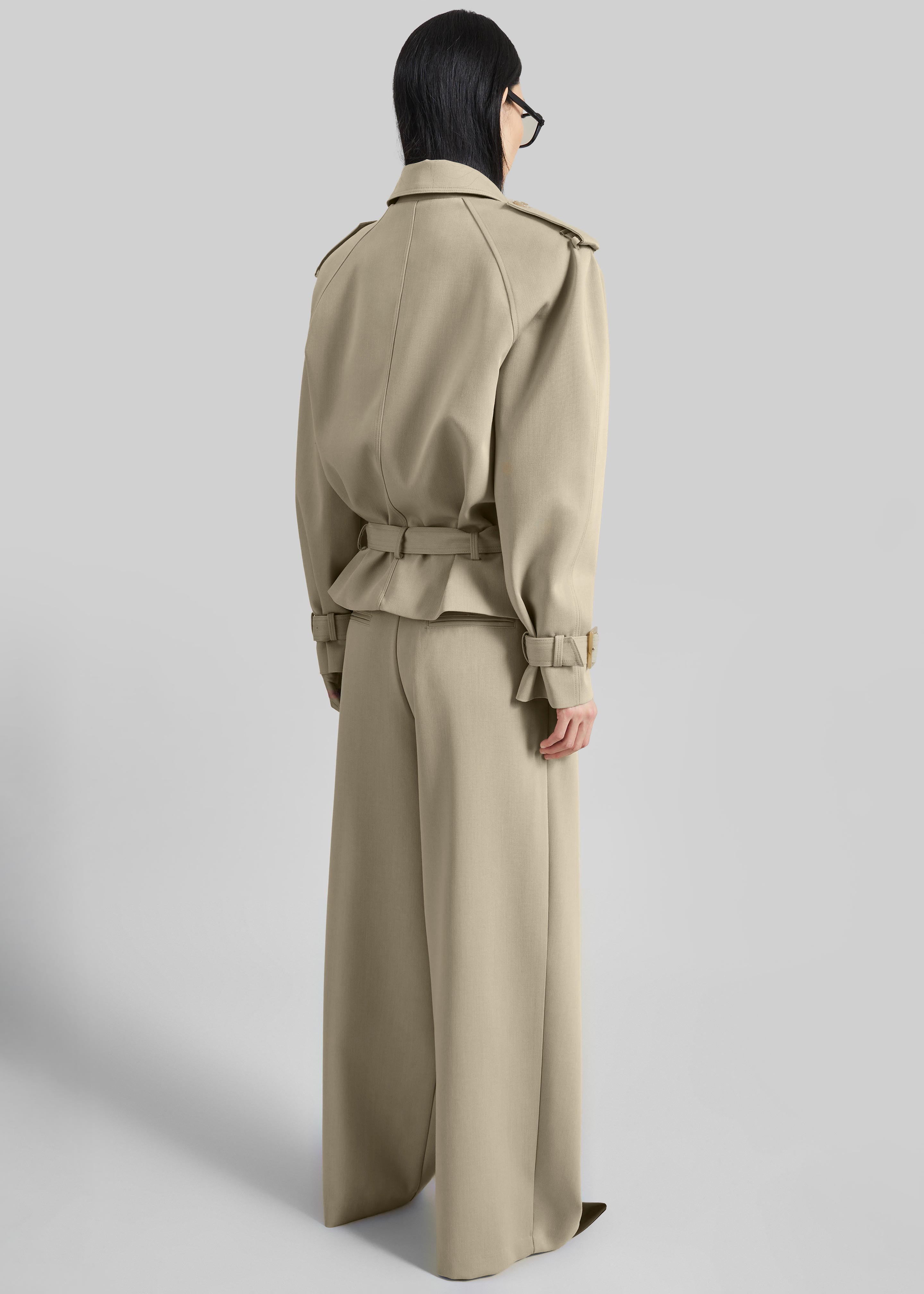 Avray Short Trench - Beige – The Frankie Shop