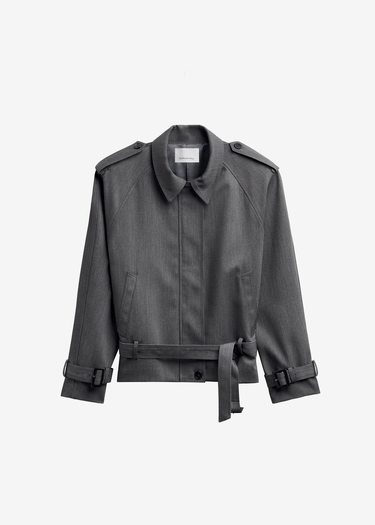 Avray Short Trench - Grey - 10