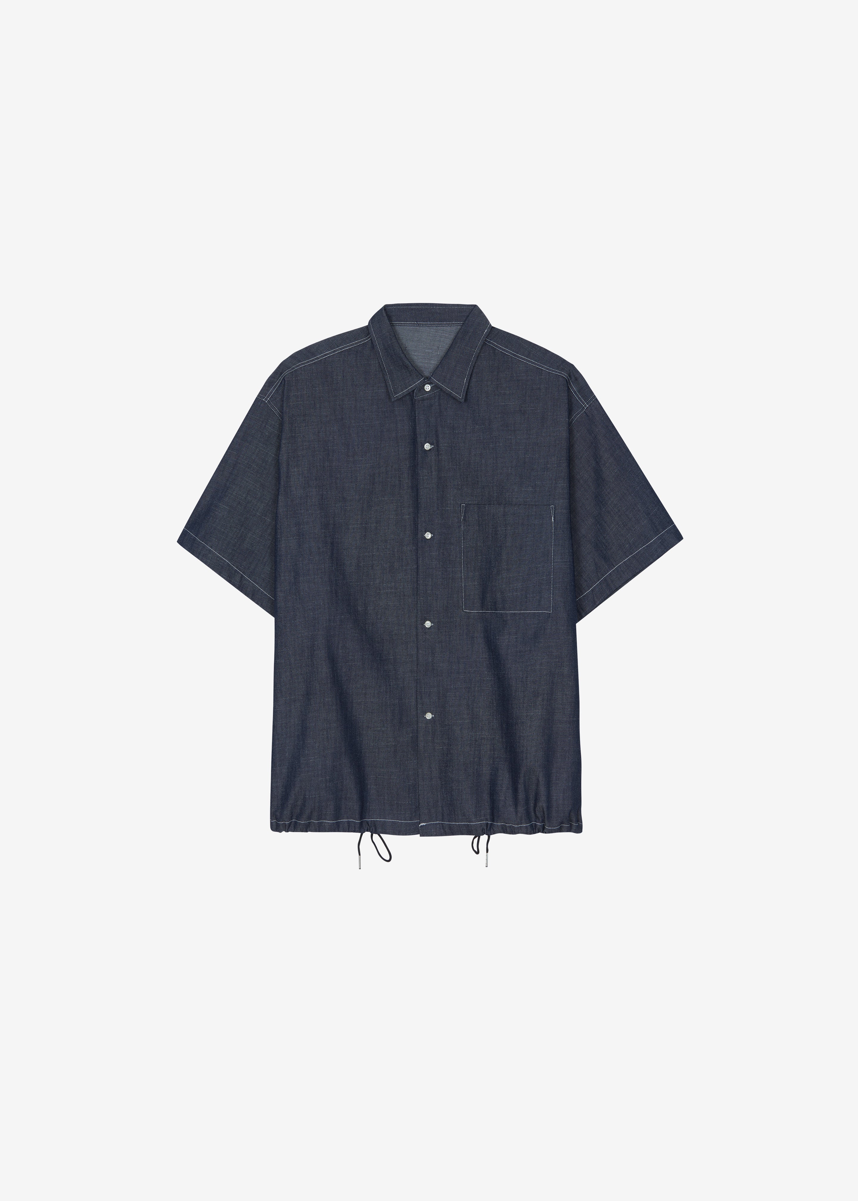 Axton Denim Shirt - Dark Wash – The Frankie Shop