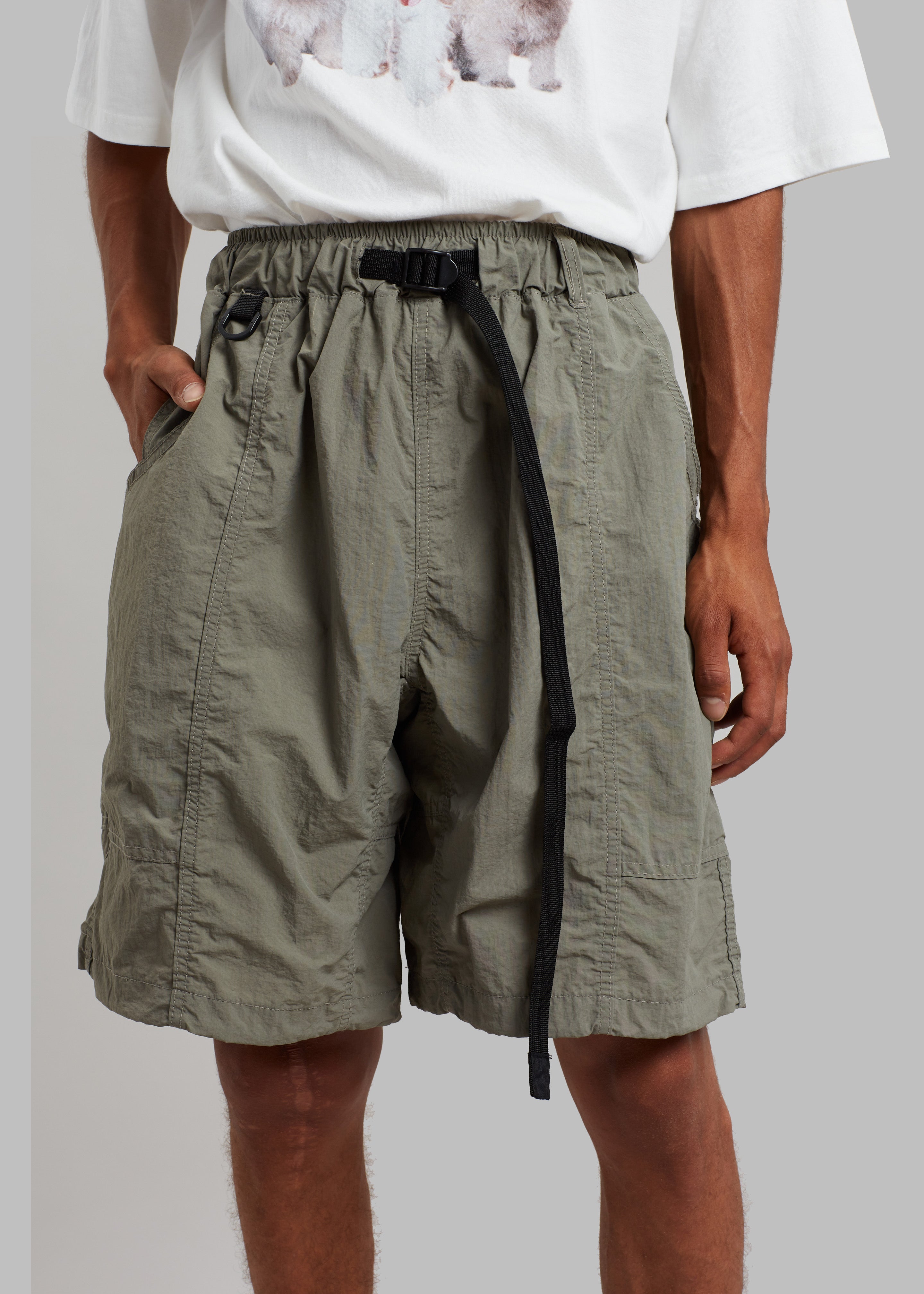 Arel Buckle Shorts - Olive - 6