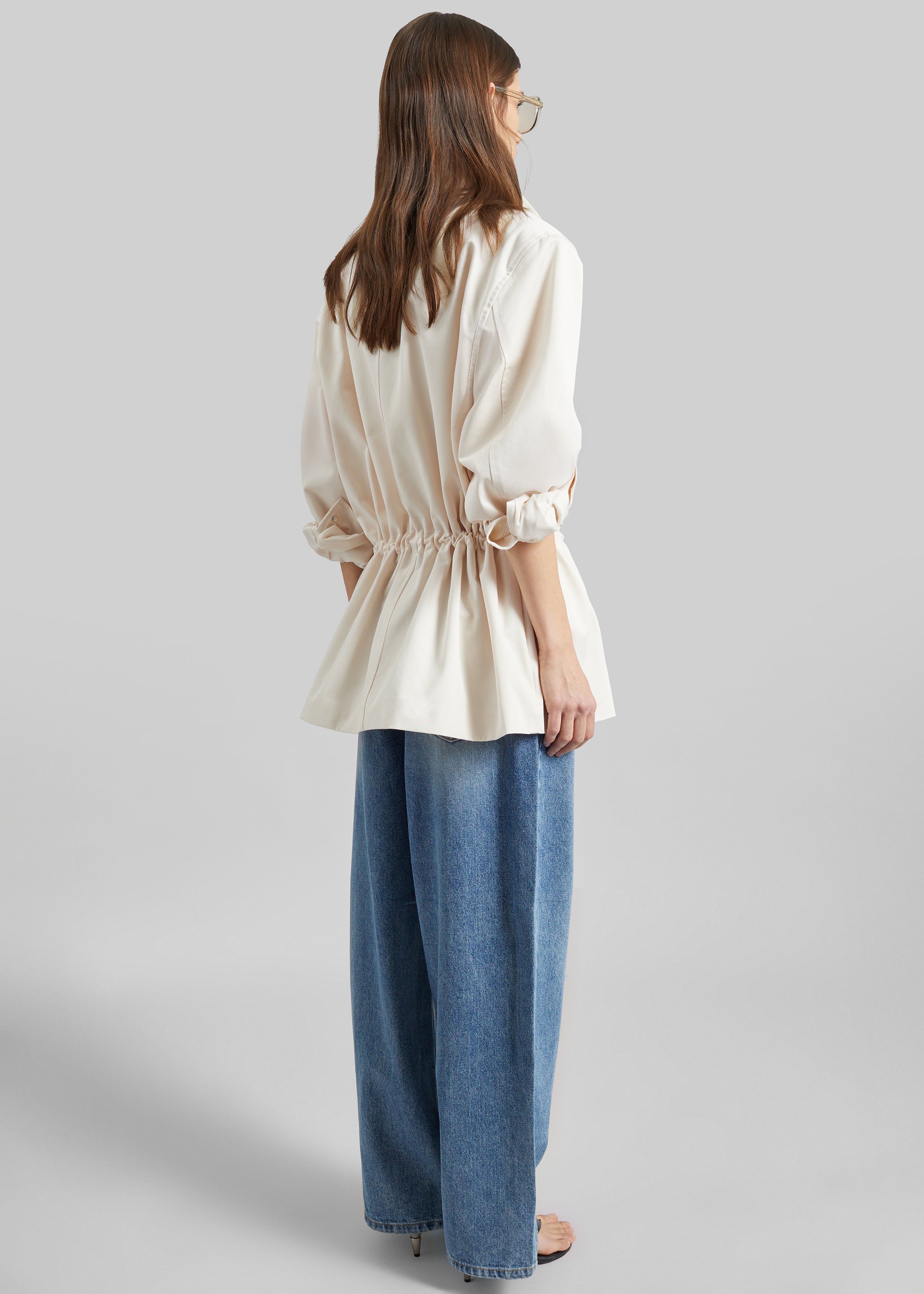 Bailly Padded Utility Jacket - Cream - 10