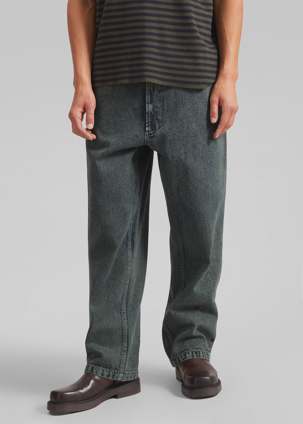 Bale Denim Pants - Moss Green - 1