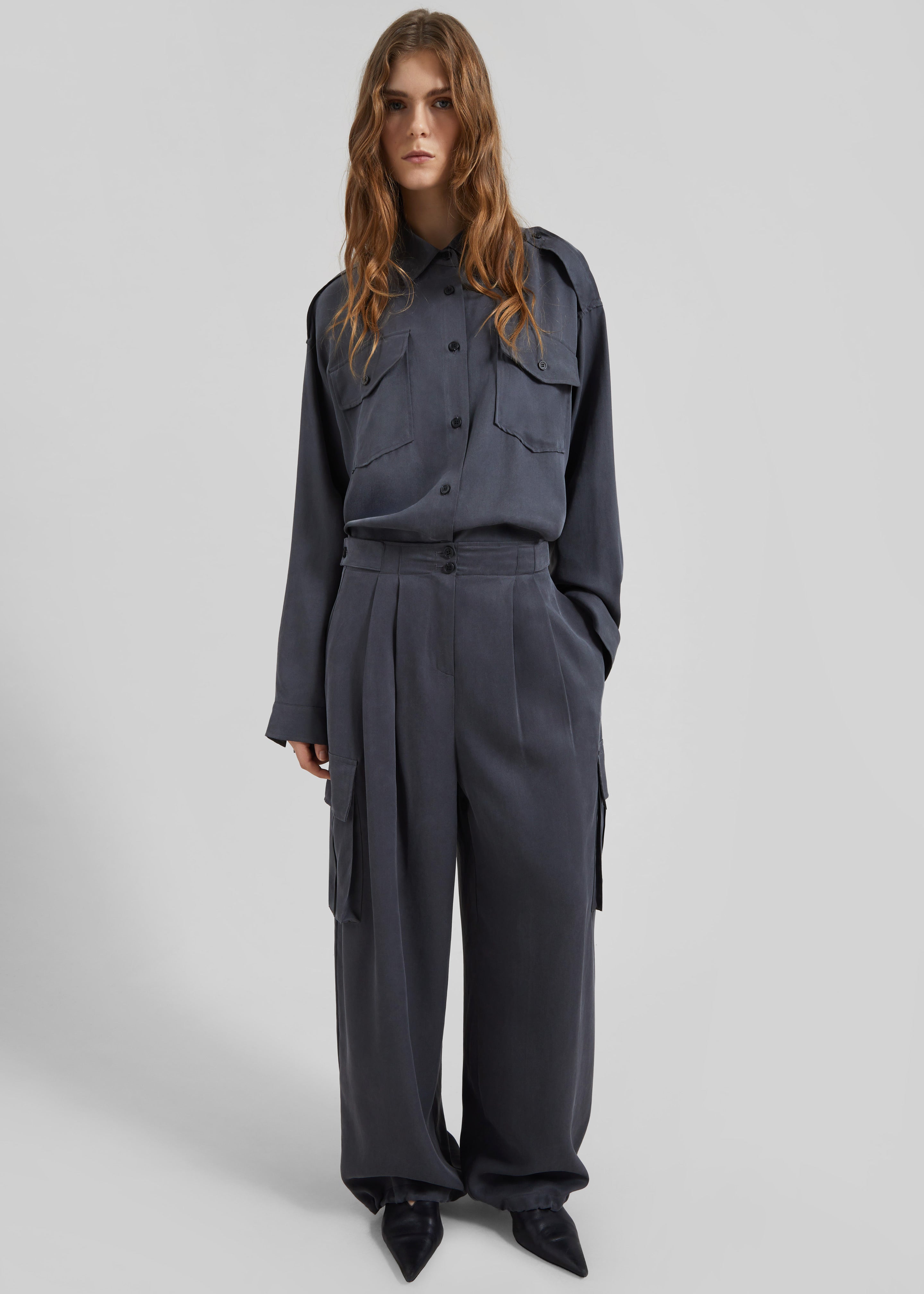 Balsta Cargo Pants - Dark Grey - 5