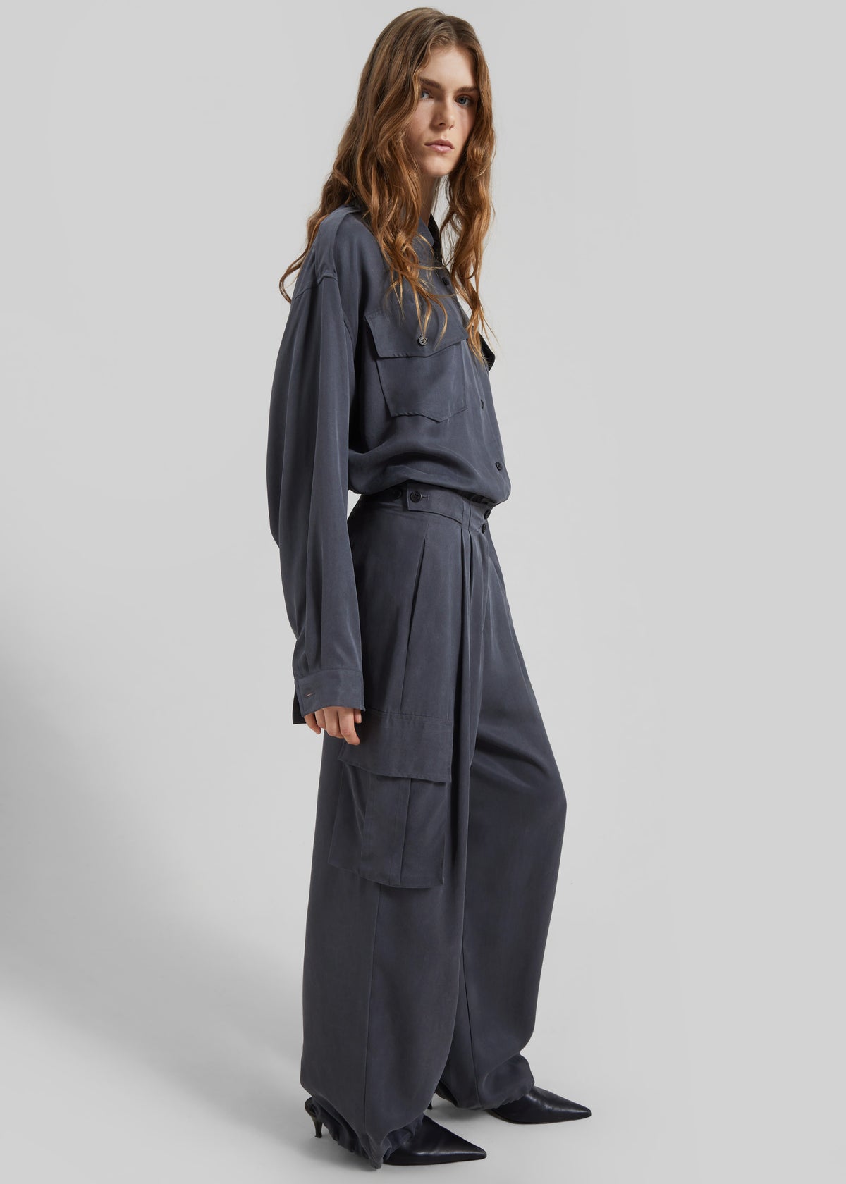 Balsta Cargo Pants - Dark Grey - 3