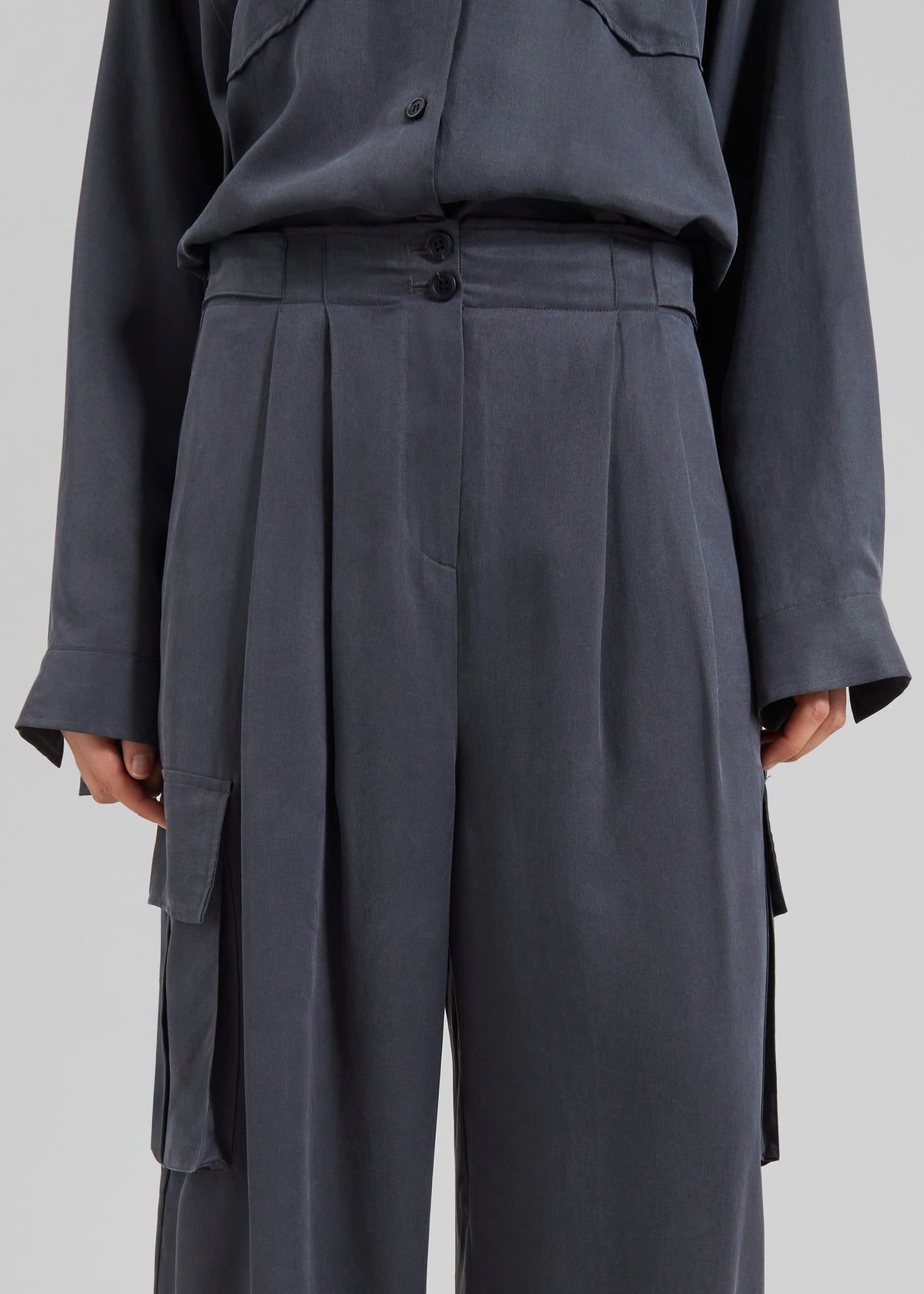 Balsta Cargo Pants - Dark Grey - 6