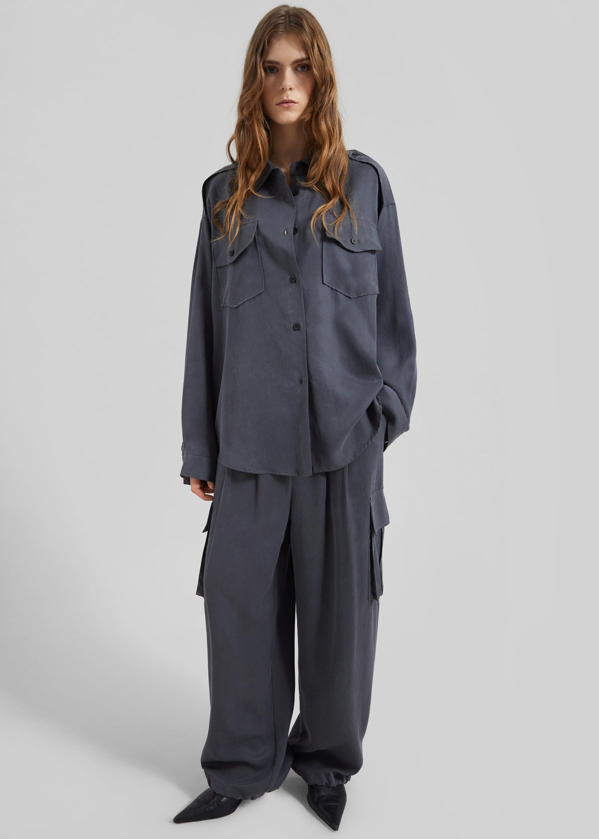 Balsta Cargo Shirt - Dark Grey - 4