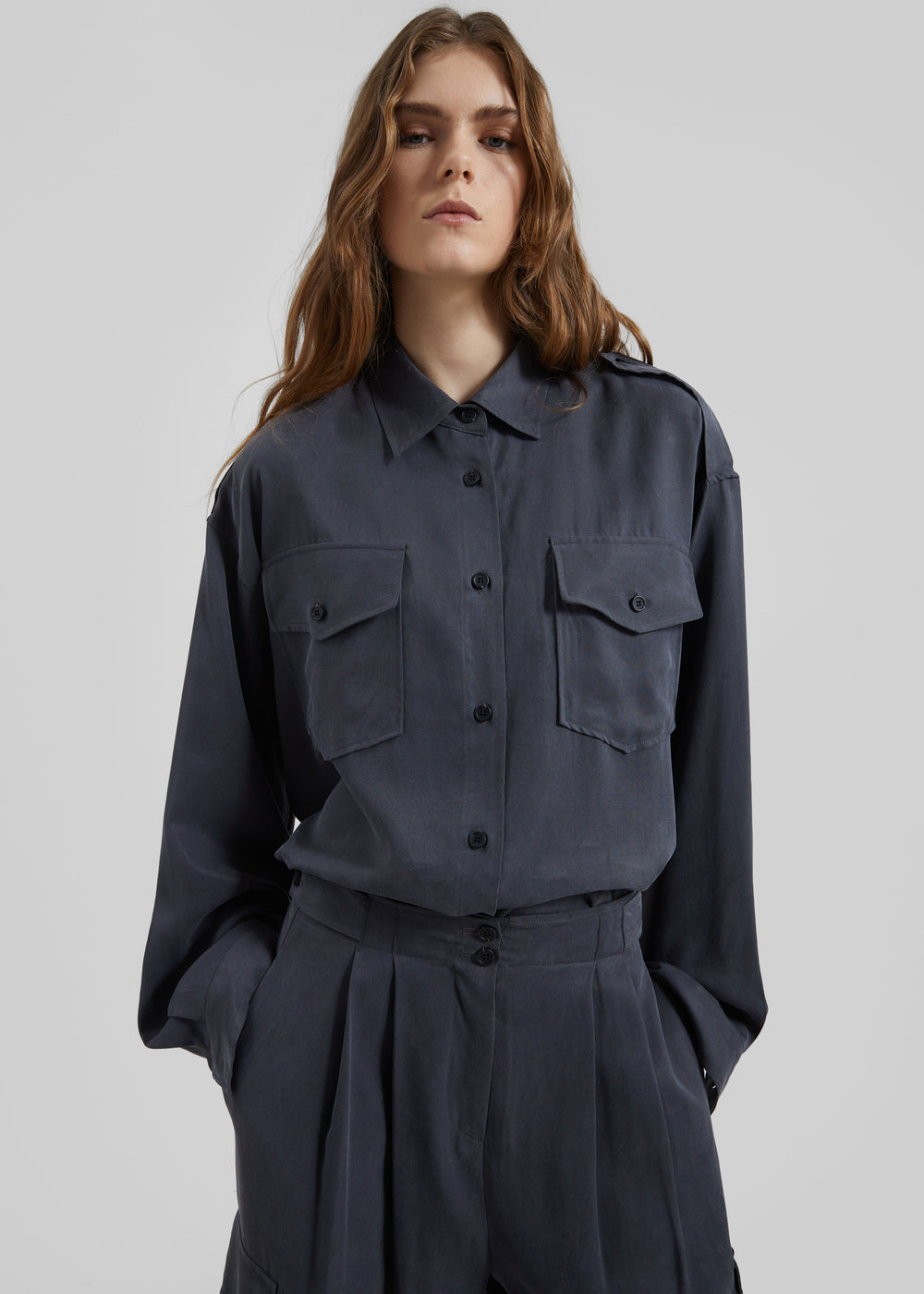 Balsta Cargo Shirt - Dark Grey