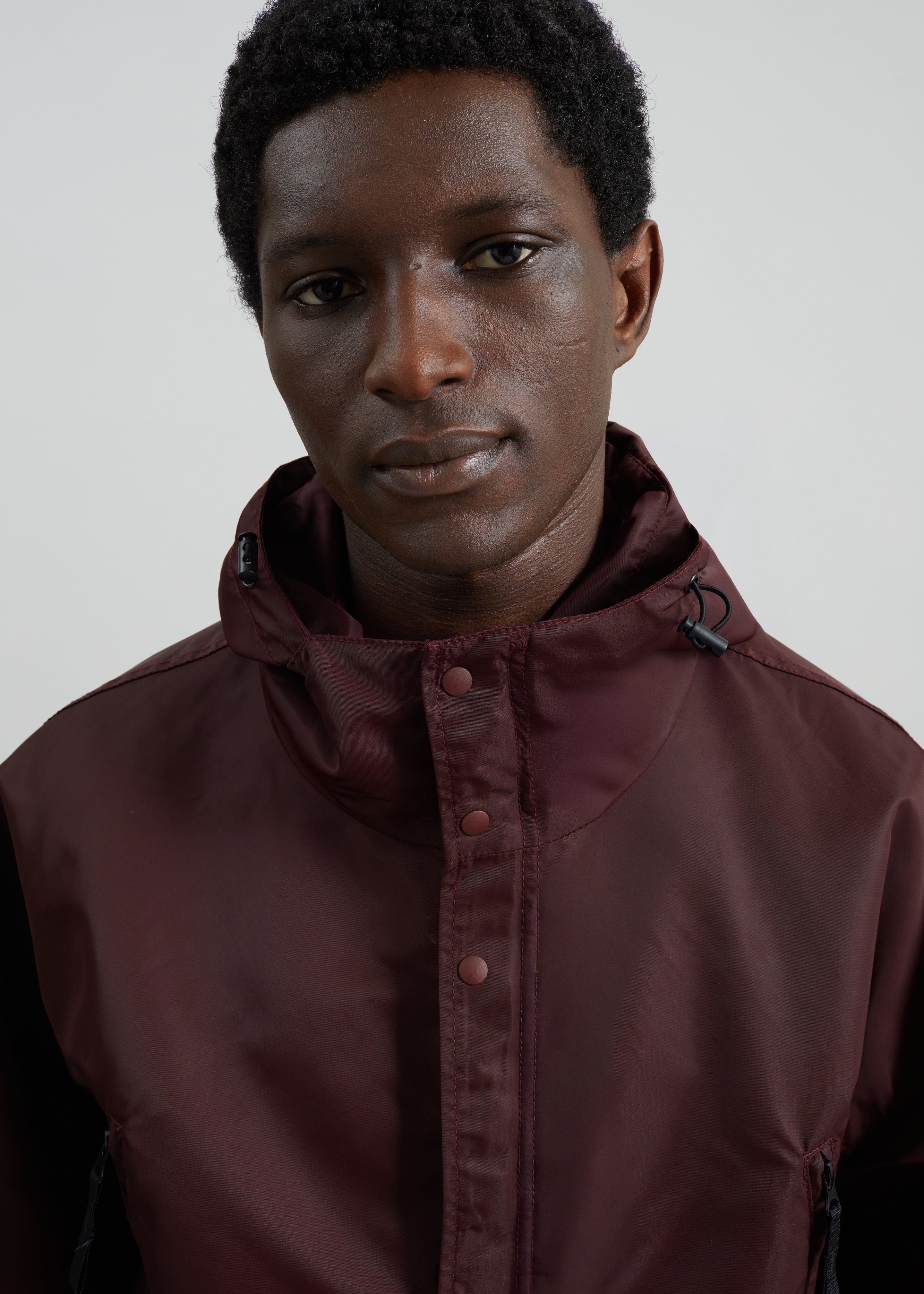 Banbury Windbreaker Jacket - Burgundy – The Frankie Shop