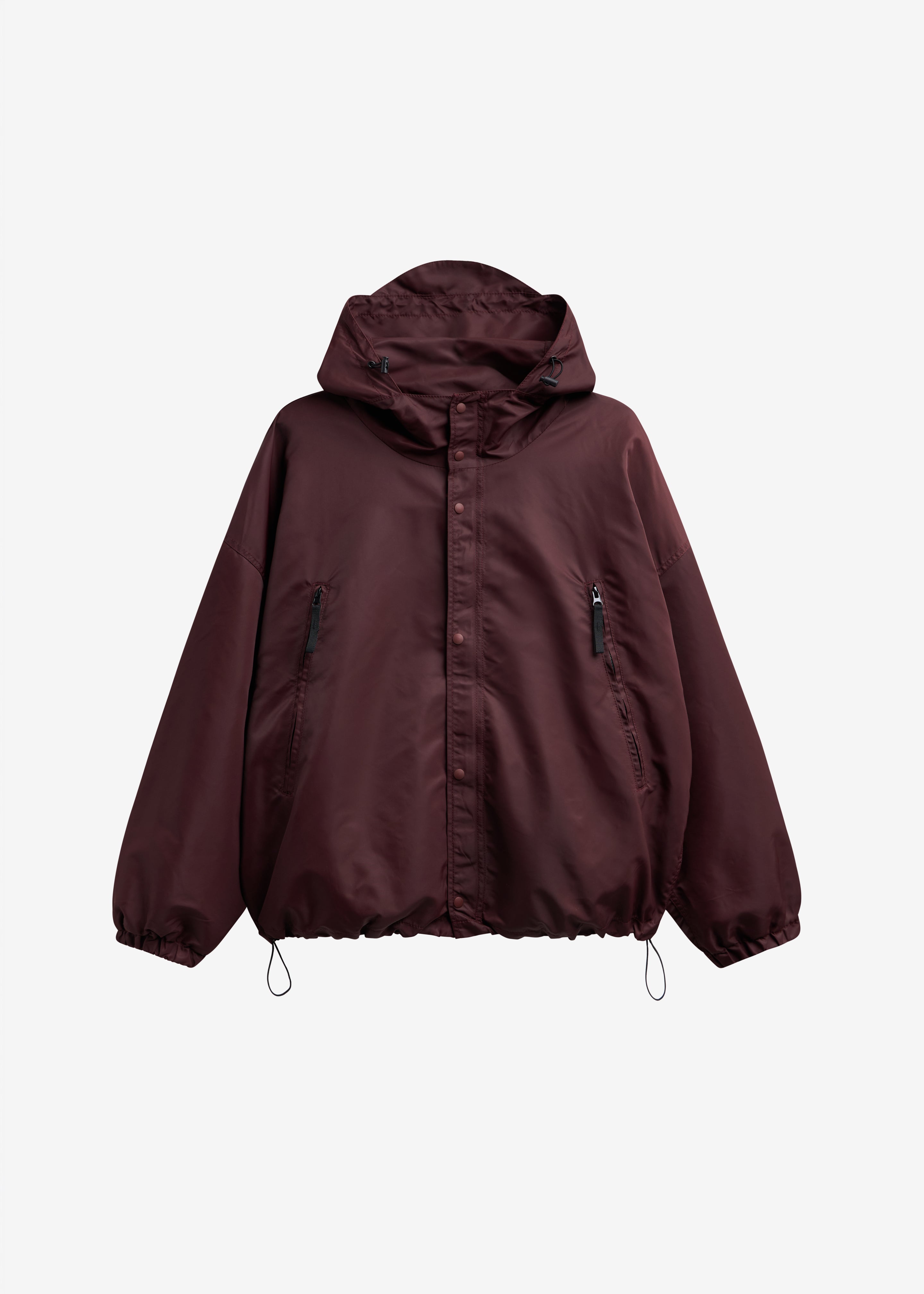 Banbury Windbreaker Jacket - Burgundy – The Frankie Shop