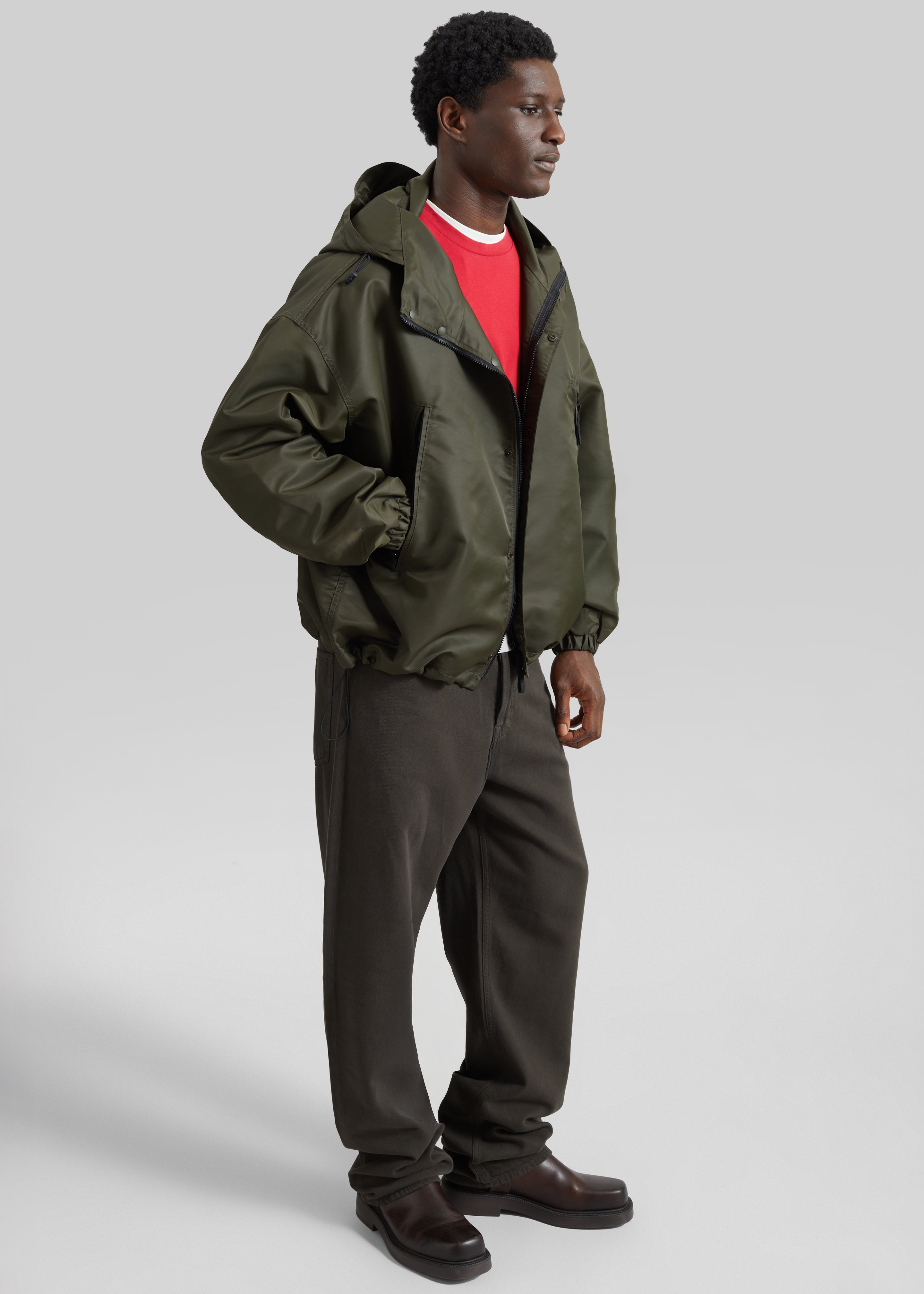 Felix Jacket - Dark Olive – The Frankie Shop