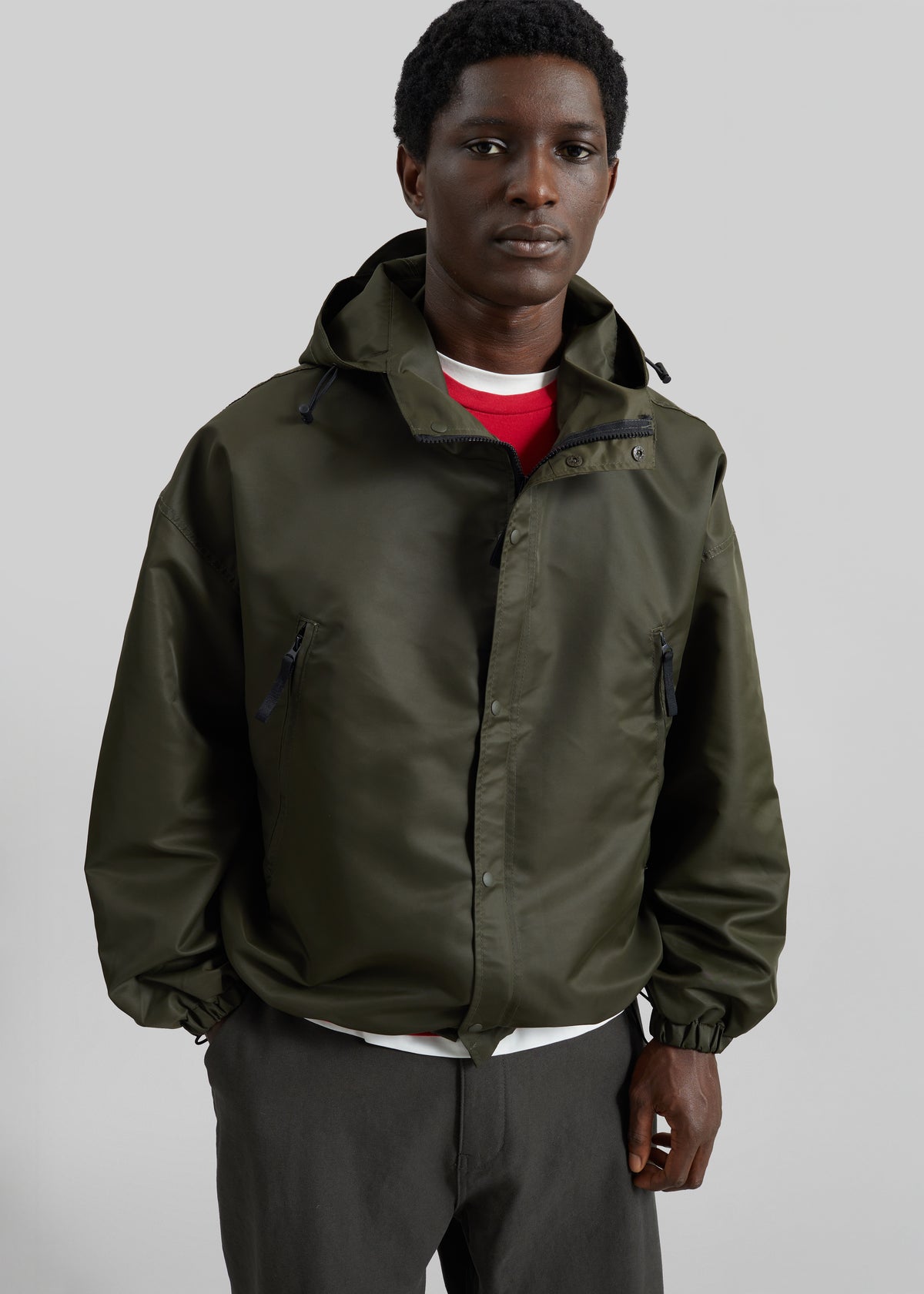 Banbury Windbreaker Jacket - Olive - 7