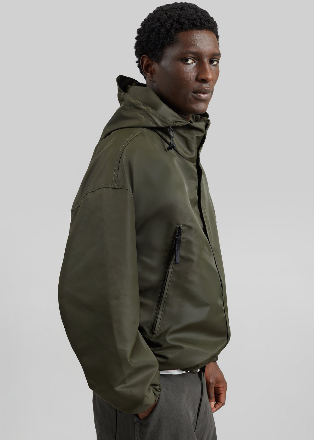 Banbury Windbreaker Jacket - Olive - 6