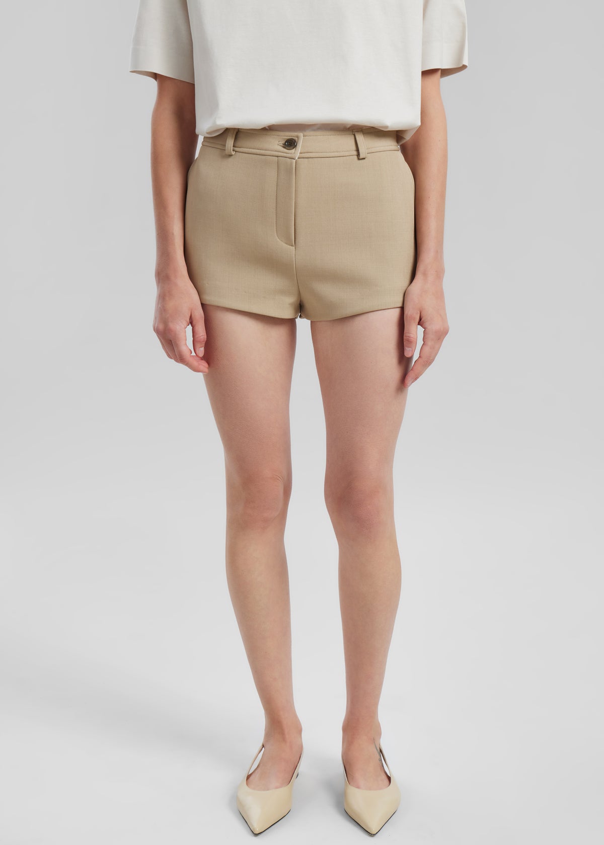 Banks Hot Pants - Beige - 10