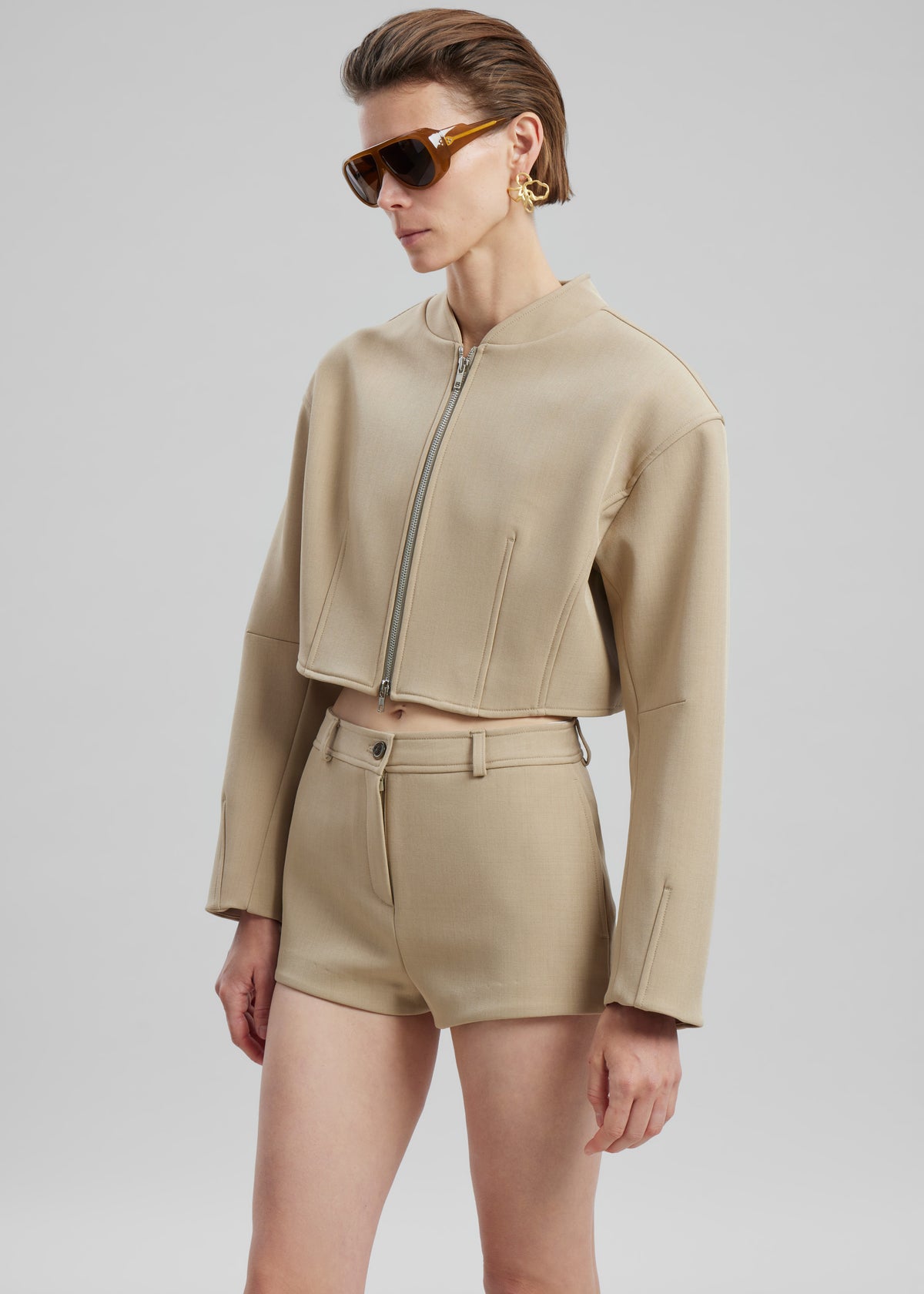 Banks Hot Pants - Beige - 1