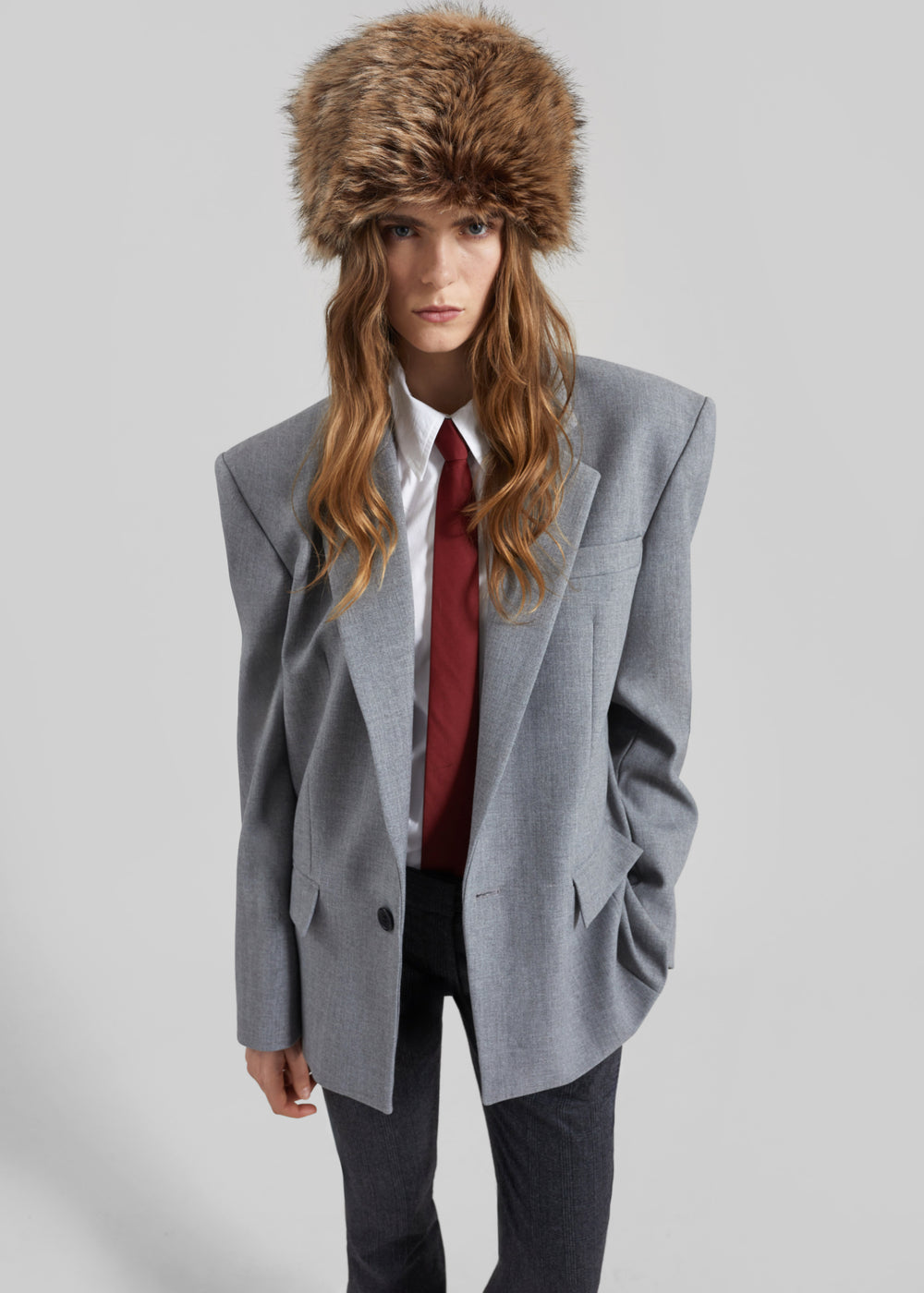 Bansko Faux Fur Hat - Beige