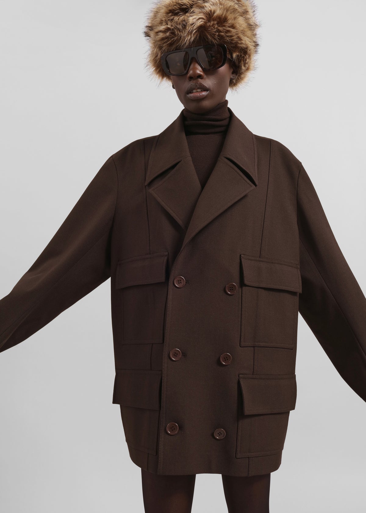 Bansko Faux Fur Hat - Beige - 5