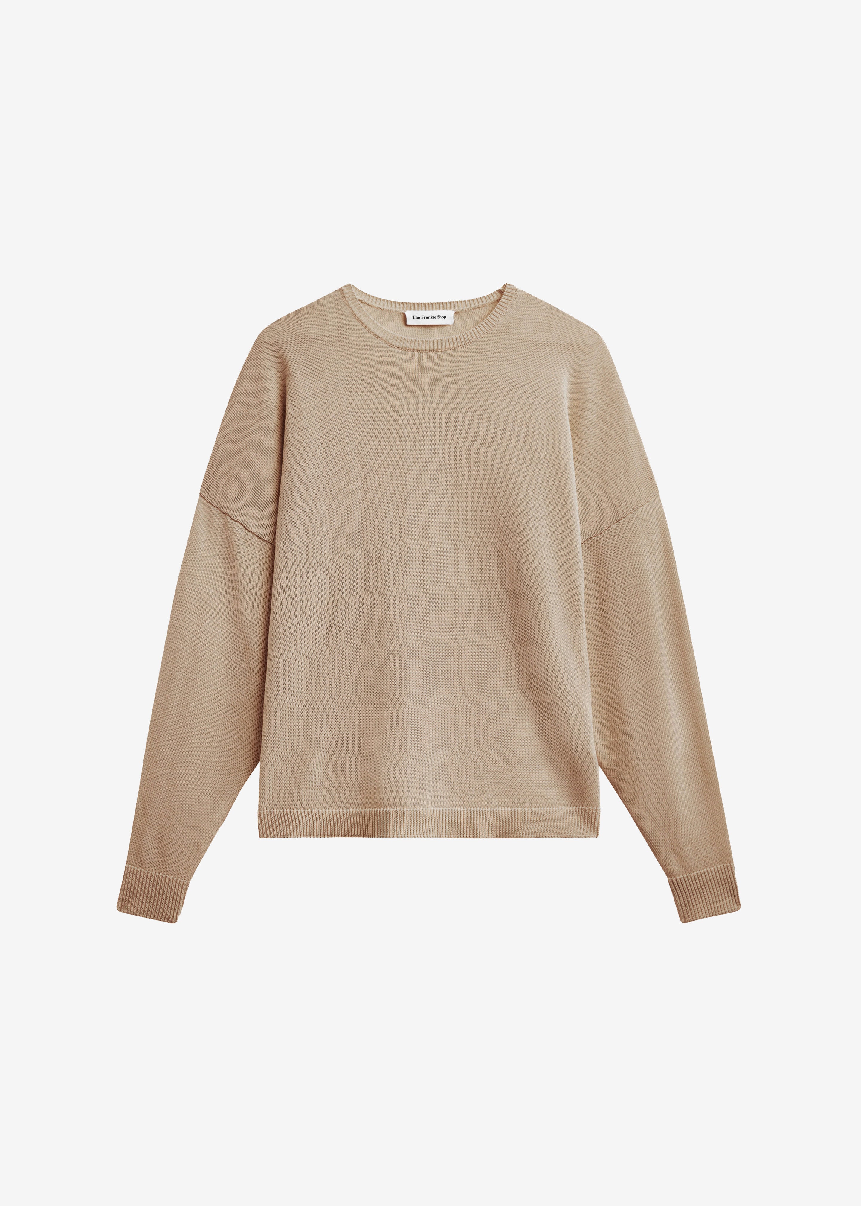 Basel Crew Neck Sweater - Beige - 7