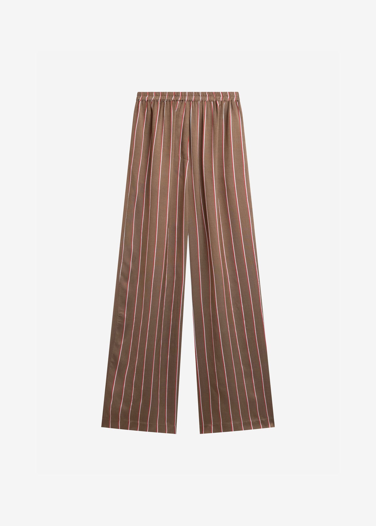 Baxter Fluid Track Pants - Brown Multi Stripe - 7