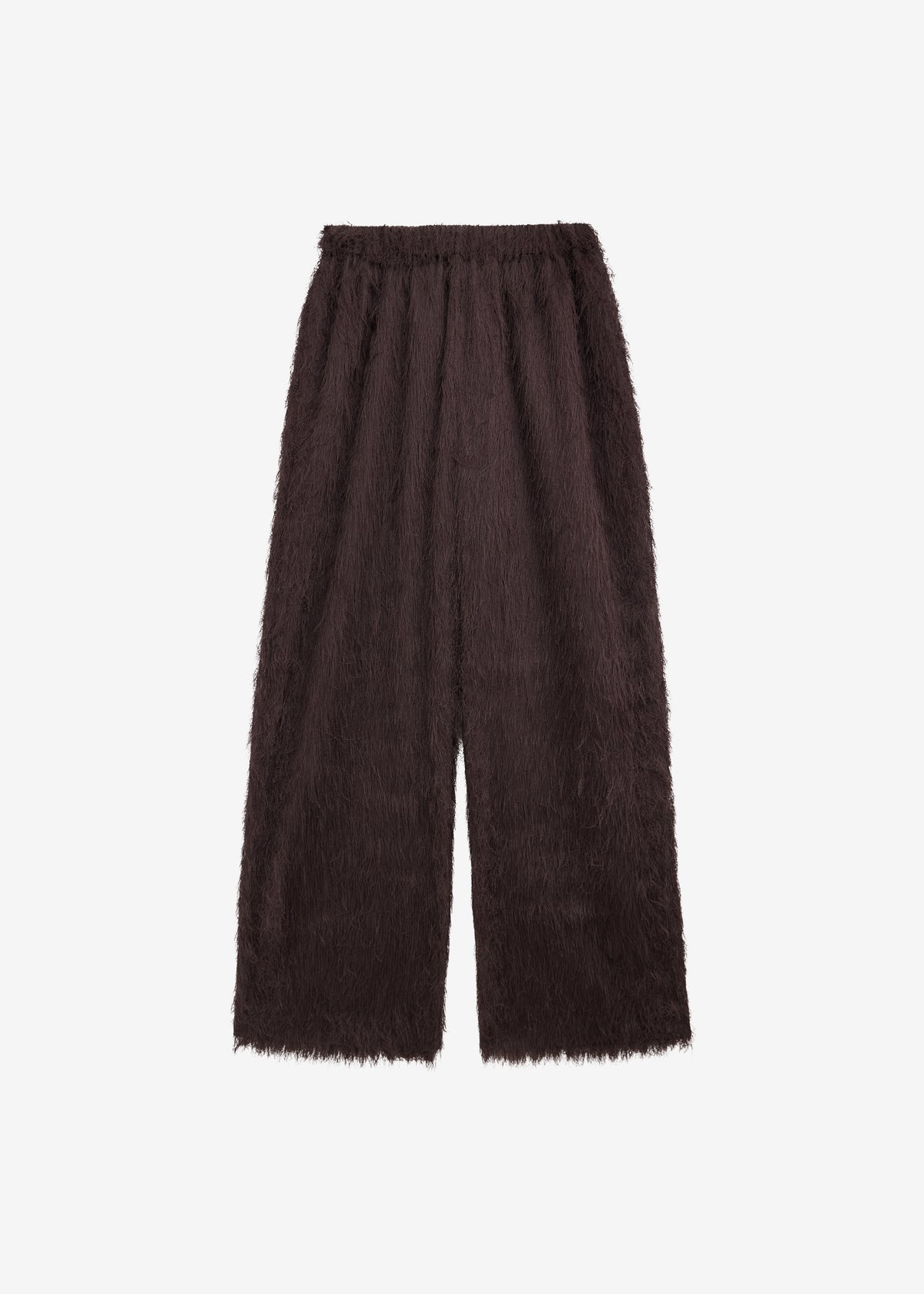 Baxter Fringed Track Pants - Dark Brown - 7