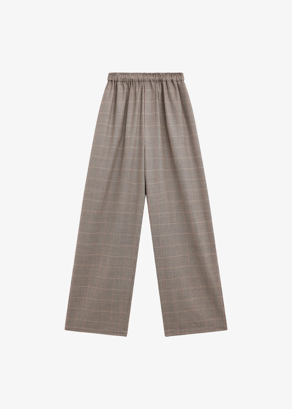 Baxter Houndstooth Track Pants - Beige - 4